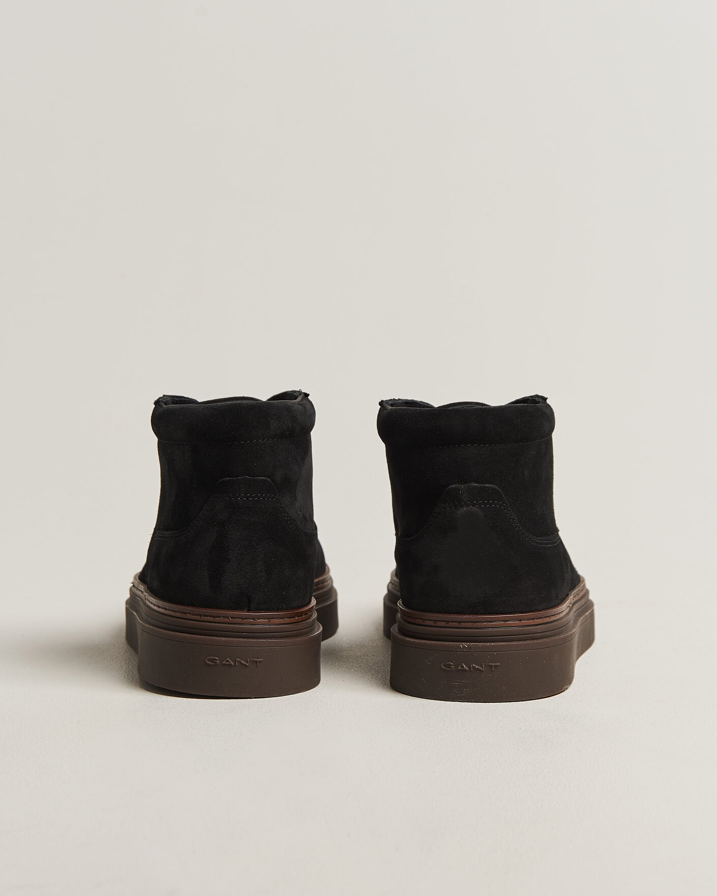 Homme | Bottes | Gant | Kinzoon Suede Chukka Boot Black