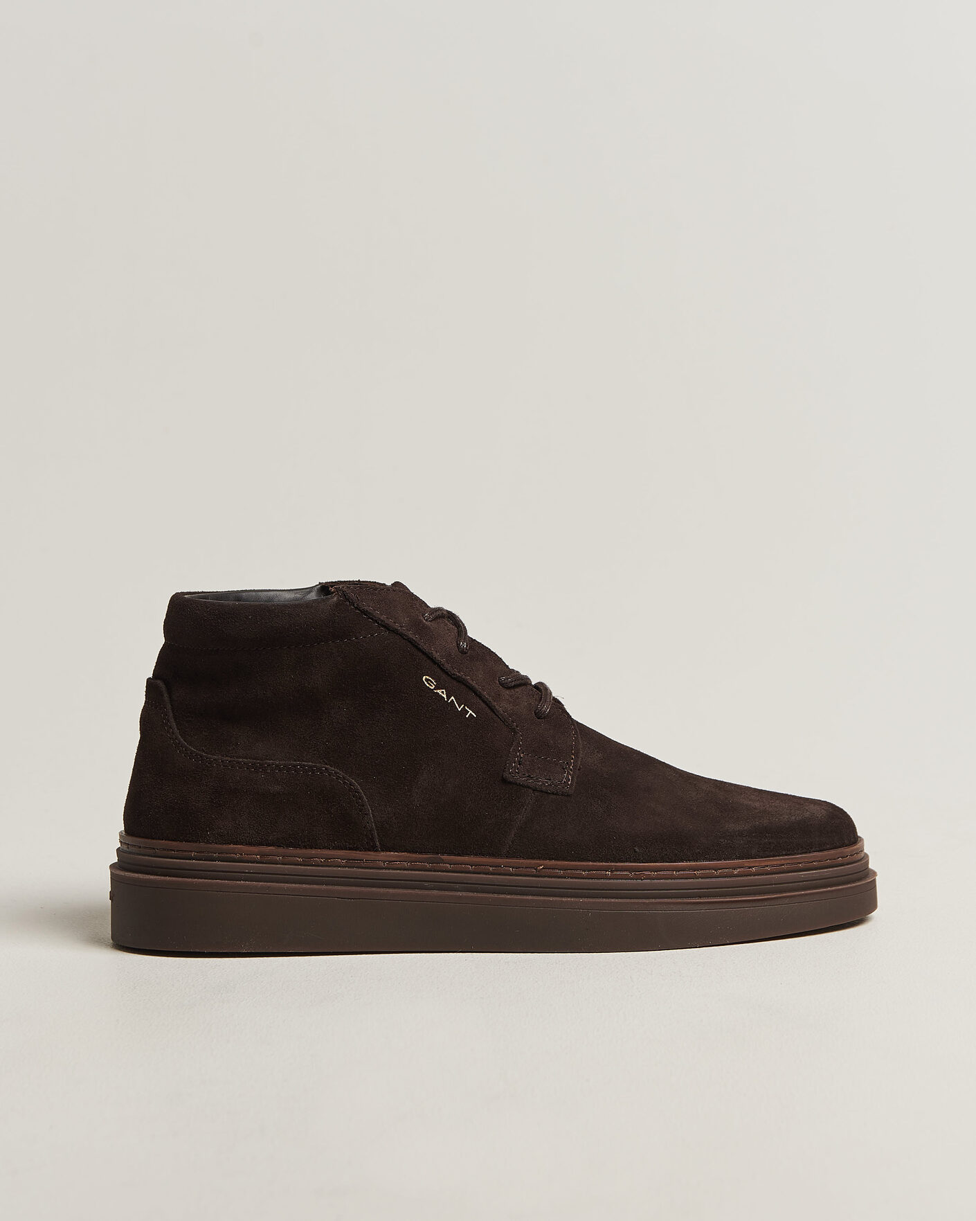 Homme | Bottes | Gant | Kinzoon Suede Chukka Boot Espresso Brown