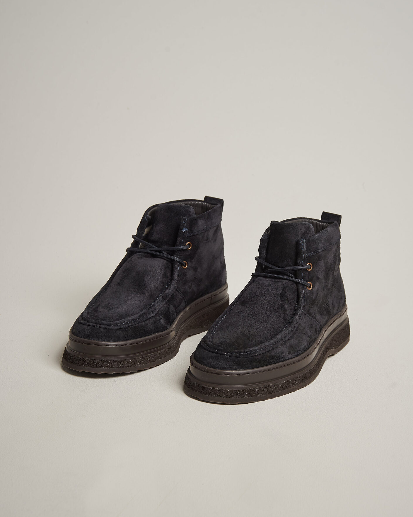 Homme | Bottes | Gant | Blistown Shearling Suede Moc Toe Boot Marine