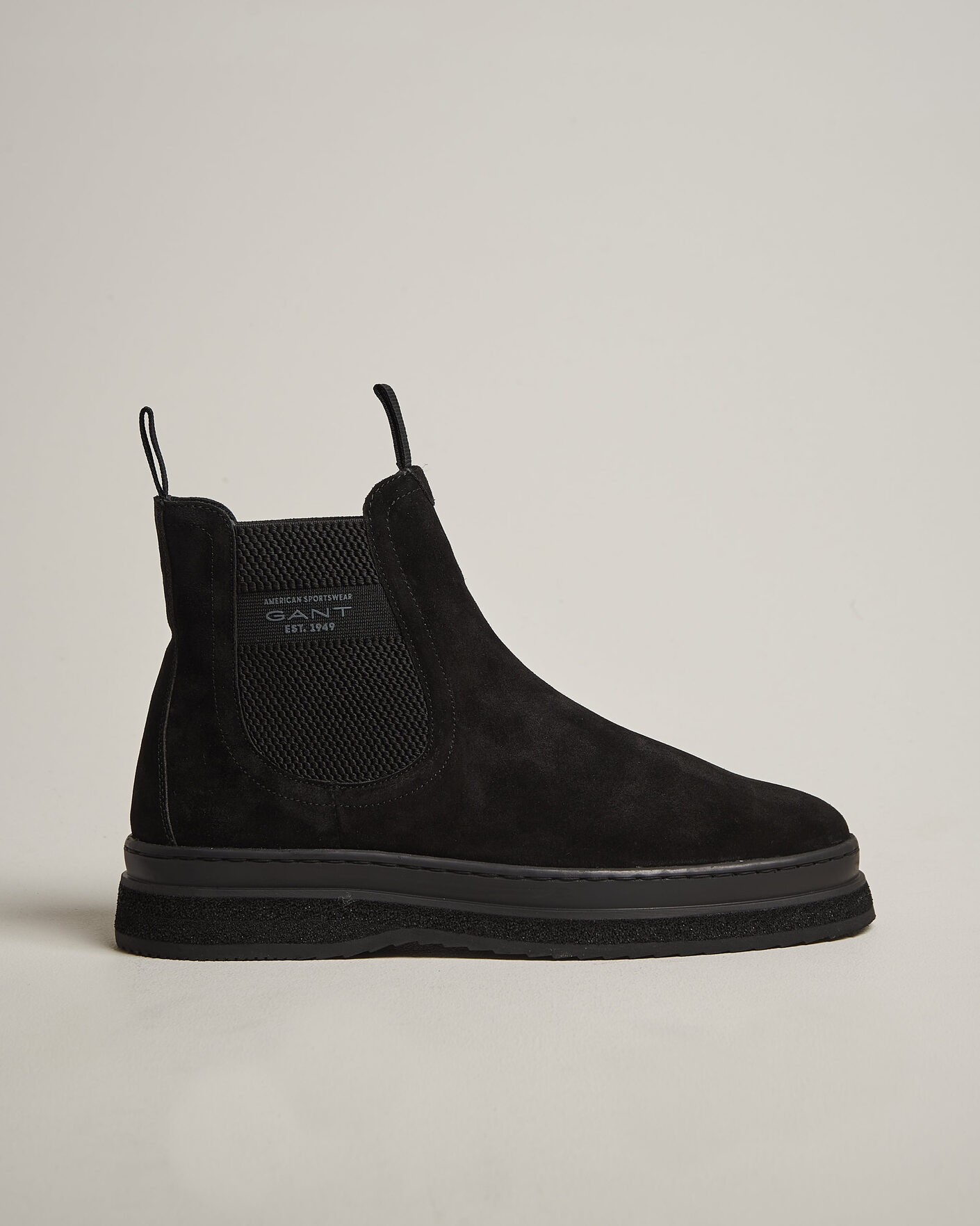 Homme | Bottes | Gant | Blistown Shearling Suede Chelsea Boot Black
