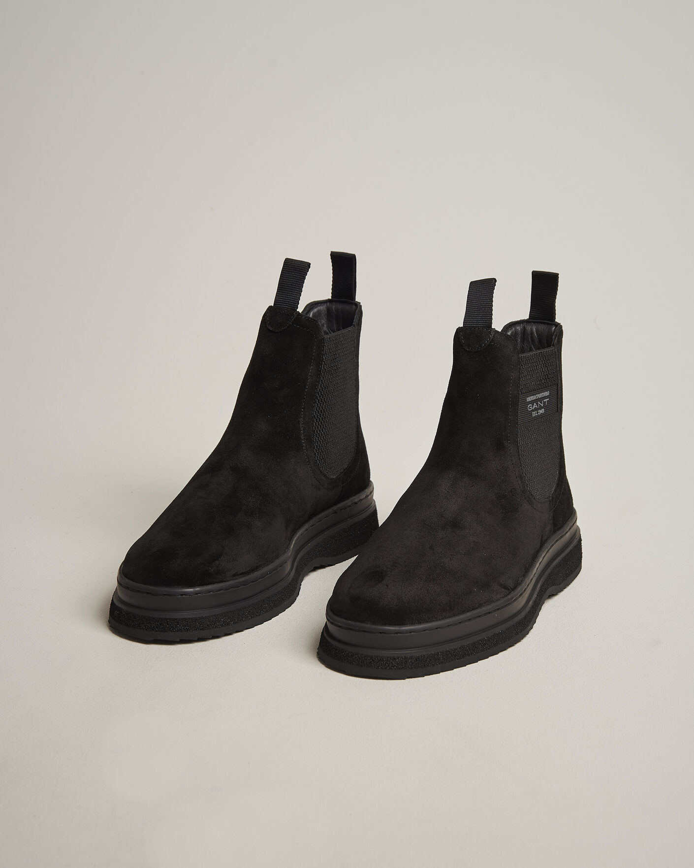 Homme | Bottes | Gant | Blistown Shearling Suede Chelsea Boot Black