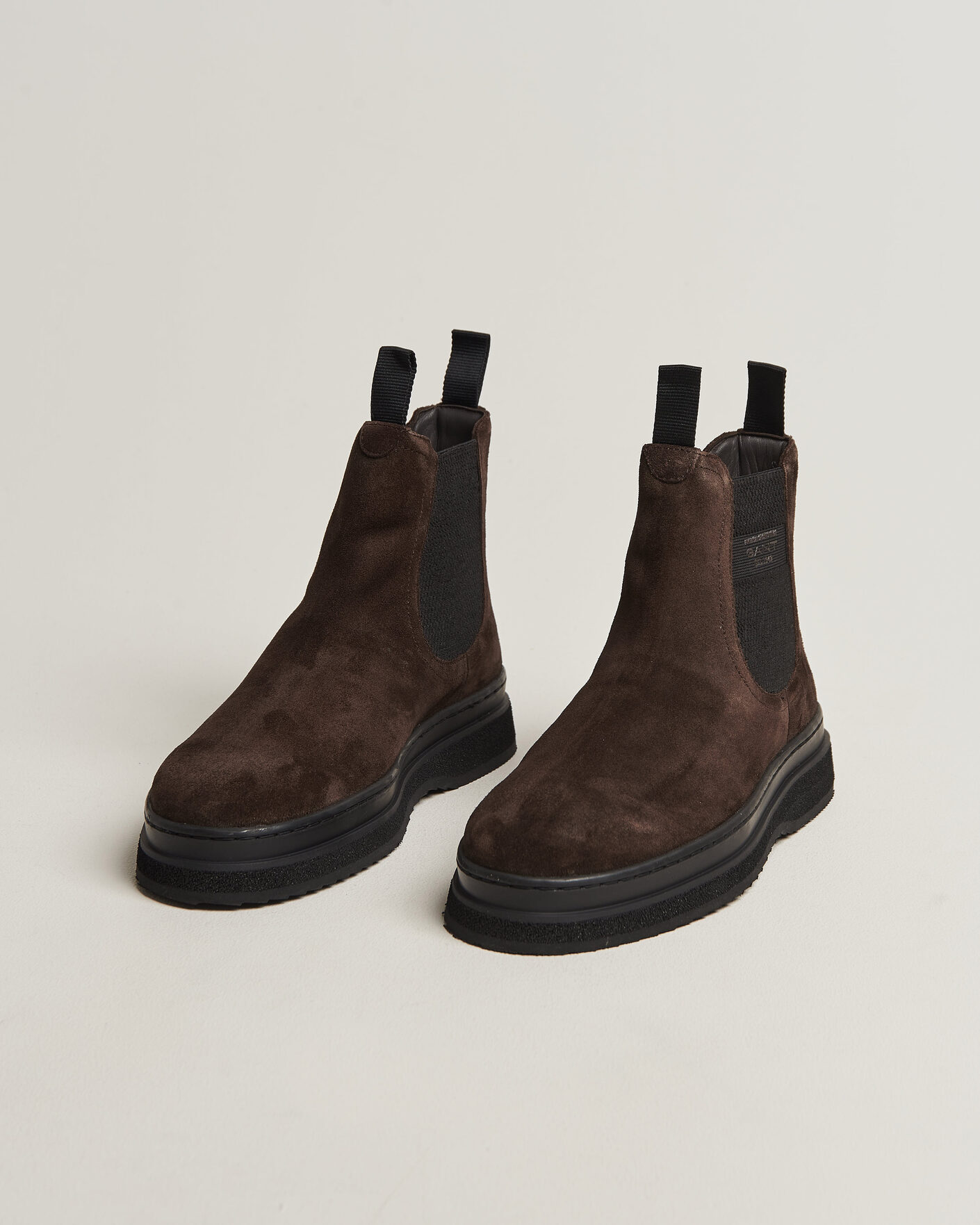 Homme | Bottes | Gant | Blistown Shearling Suede Chelsea Boot Espresso Brown