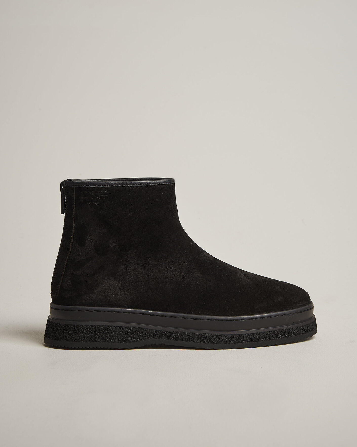 Homme | Bottes | Gant | Blistown Shearling Suede Curling Boot Black
