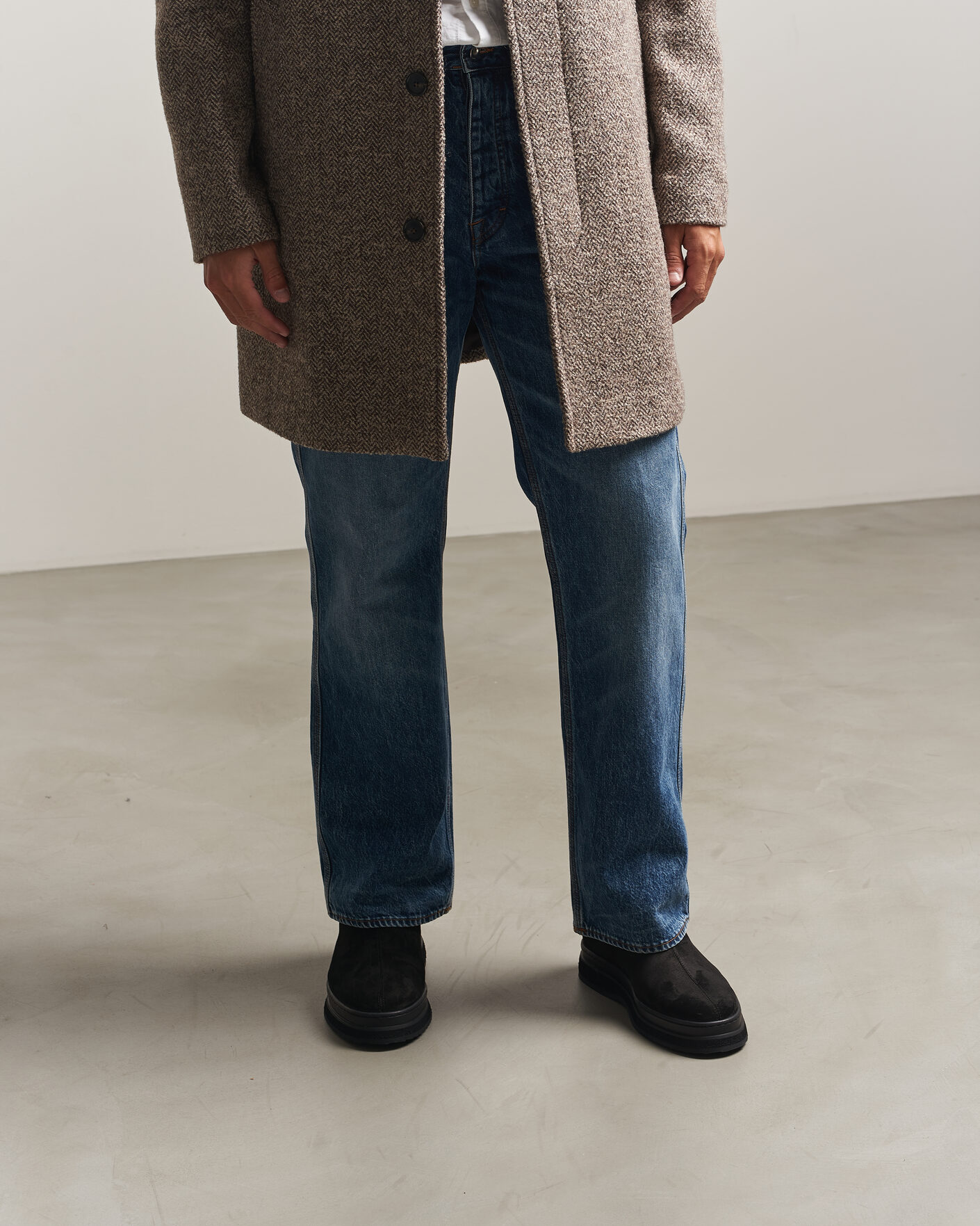 Homme | Bottes | Gant | Blistown Shearling Suede Curling Boot Black