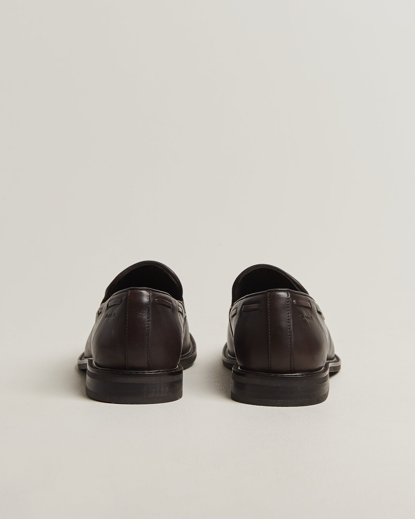 Homme | Loafers | Gant | Lozham Leather Tassle Loafer Dark Brown