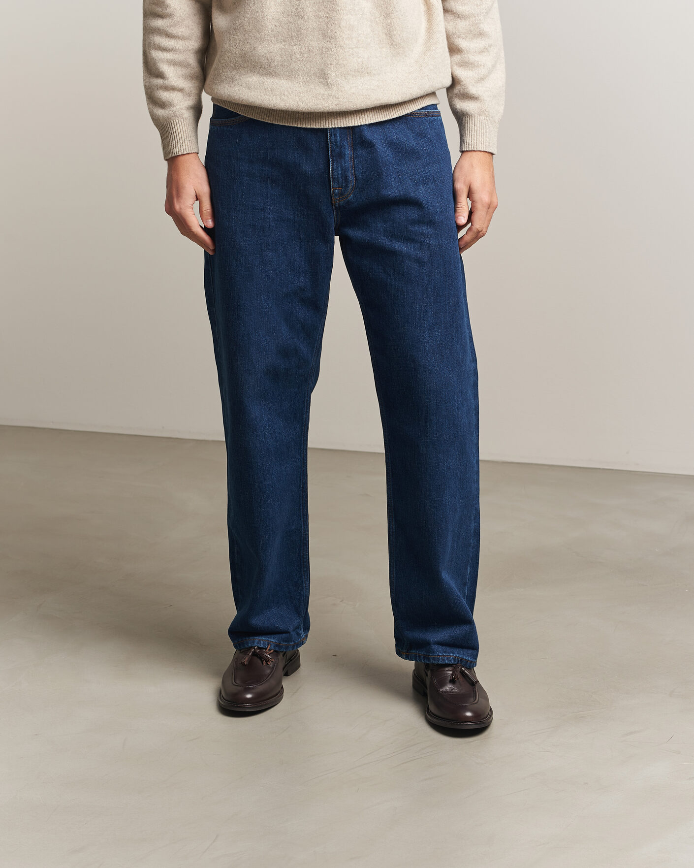 Homme | Loafers | Gant | Lozham Leather Tassle Loafer Dark Brown