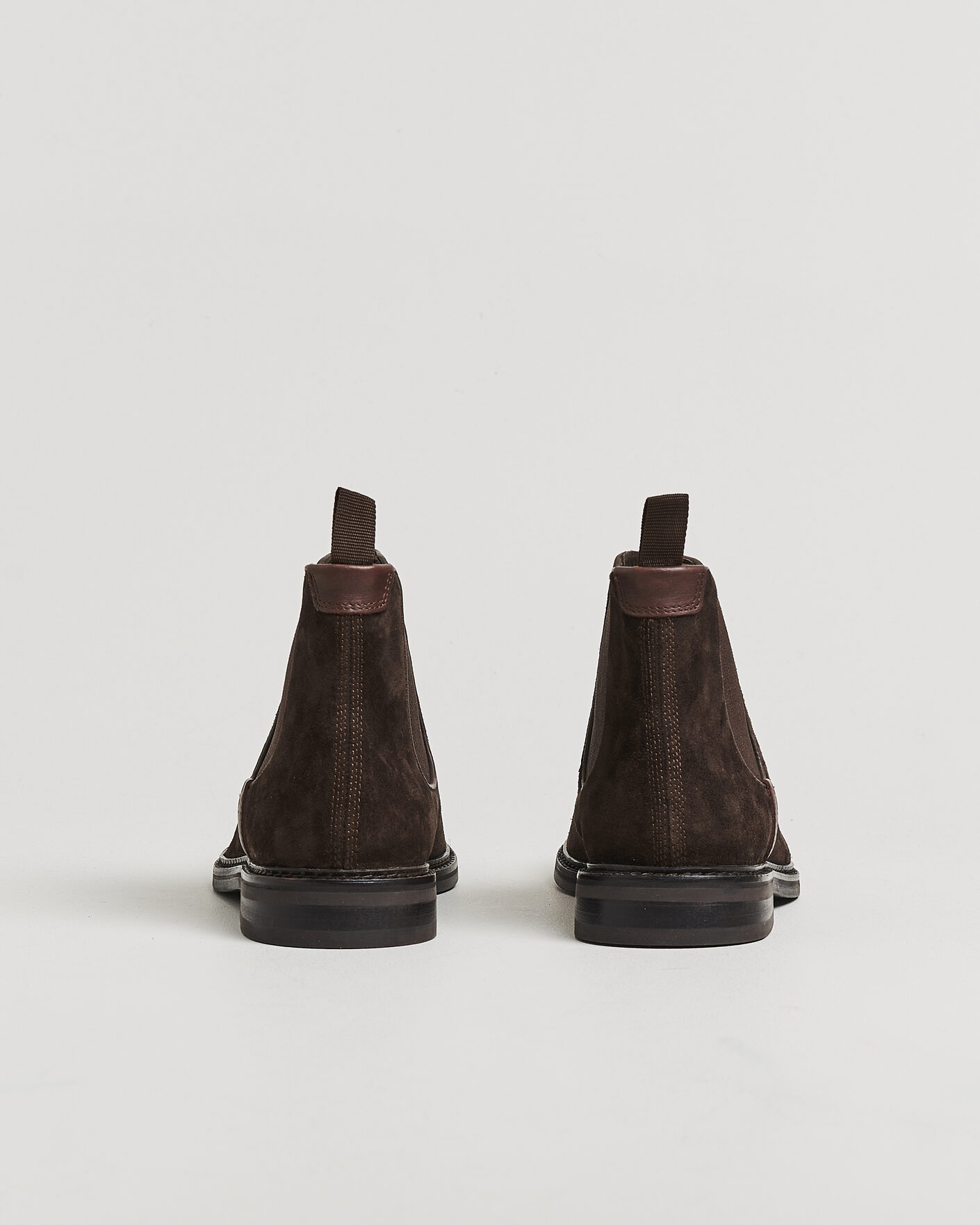 Homme | Bottes | Gant | Bidford Suede Chelsea Boot Dark Brown