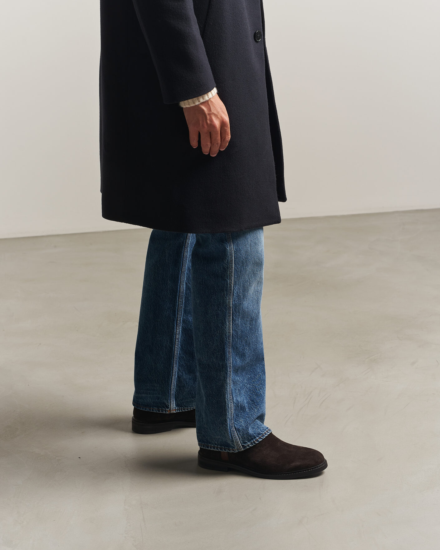 Homme | Bottes | Gant | Bidford Suede Chelsea Boot Dark Brown