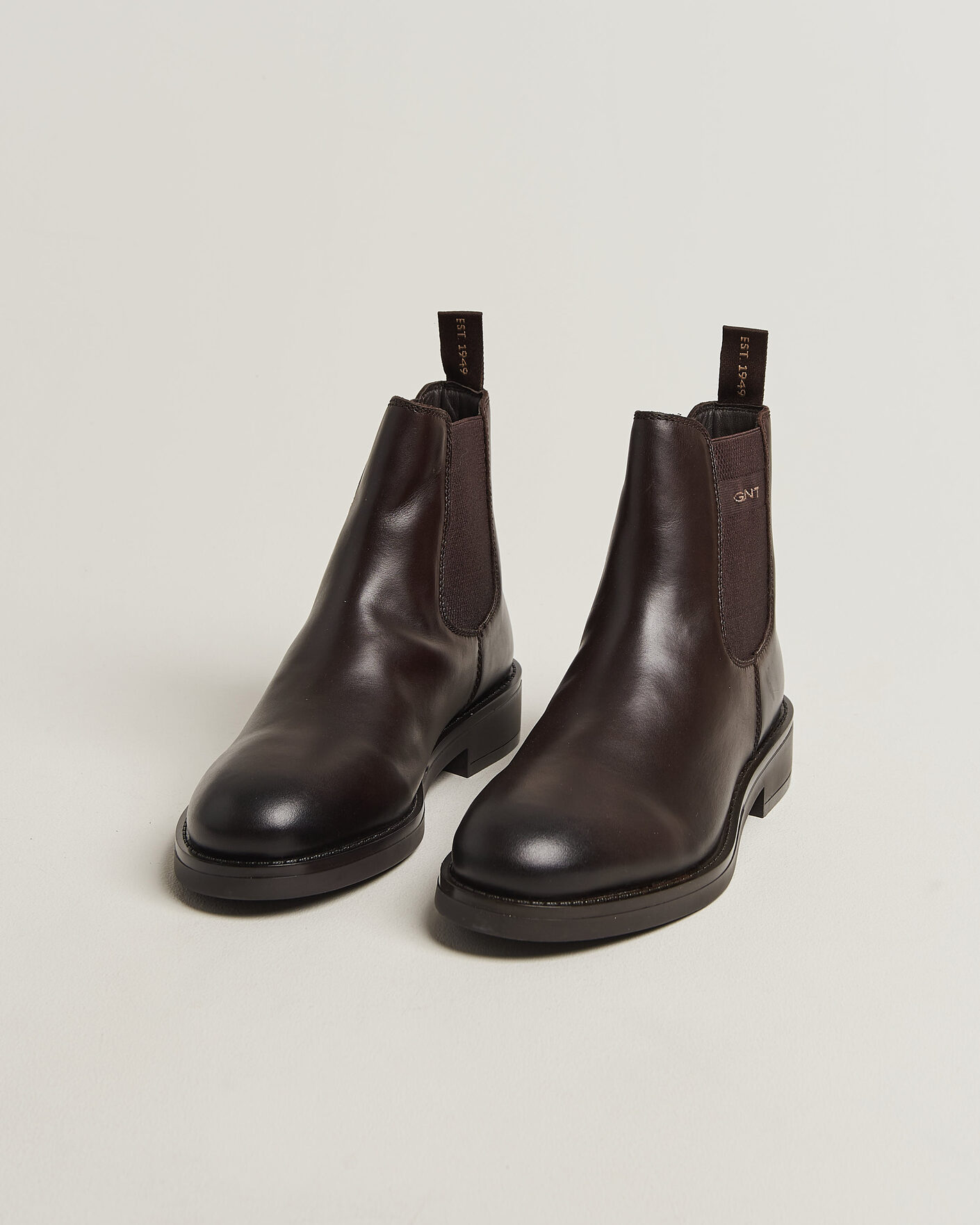 Homme | Bottes | Gant | Prepdale Leather Chelsea Boot Dark Brown