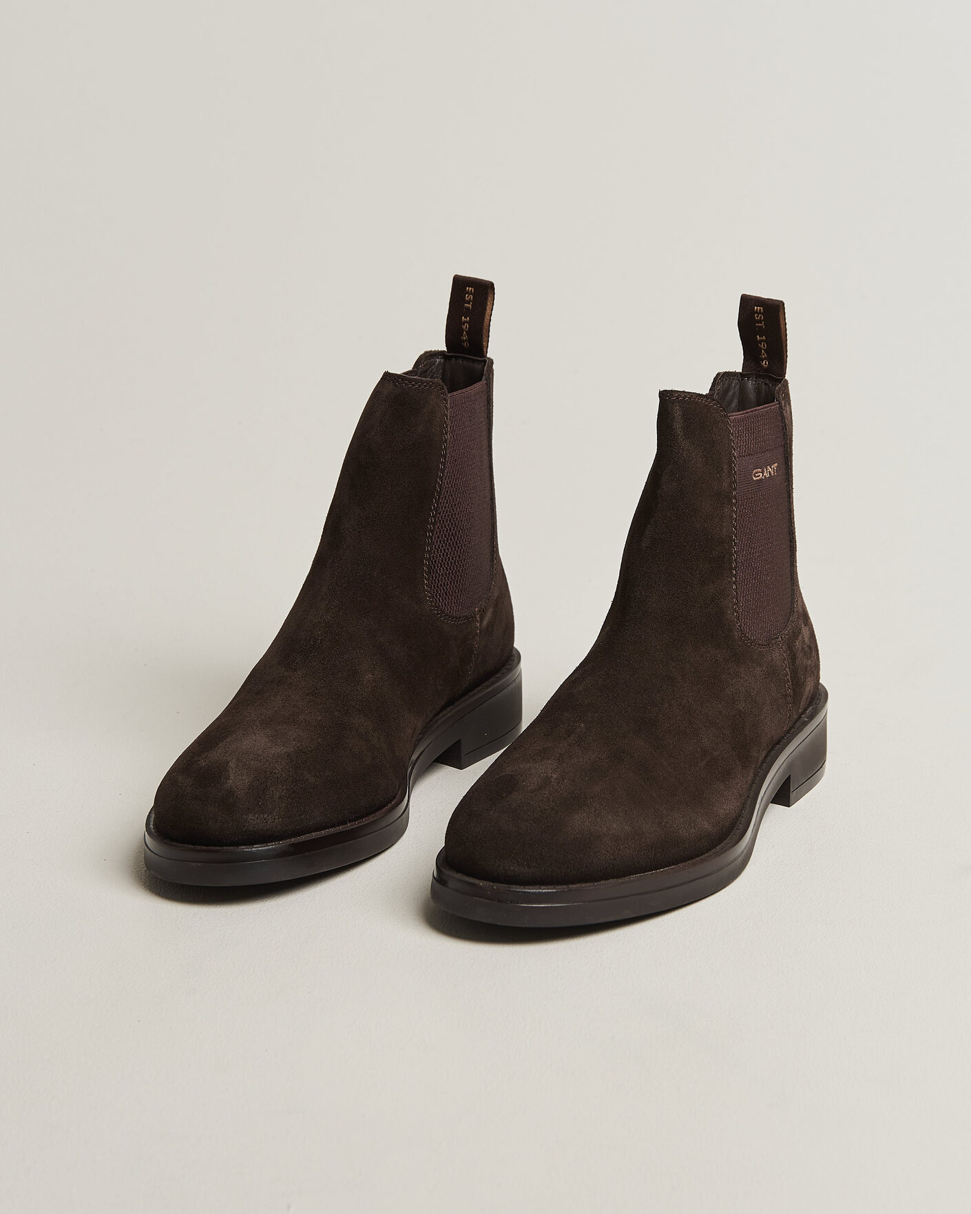 Homme | Bottes | Gant | Prepdale Suede Chelsea Boot Espresso Brown