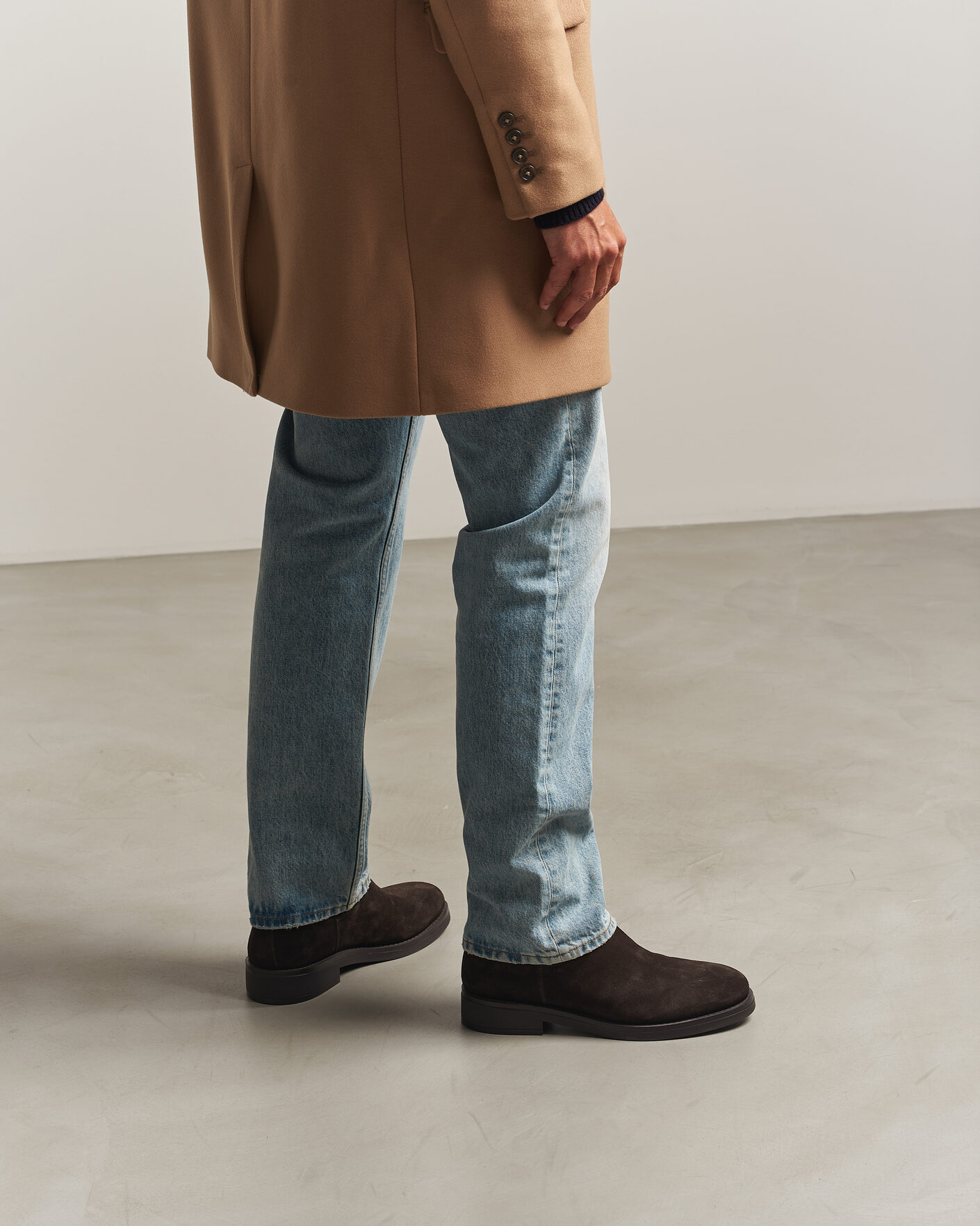 Homme | Bottes | Gant | Prepdale Suede Chelsea Boot Espresso Brown