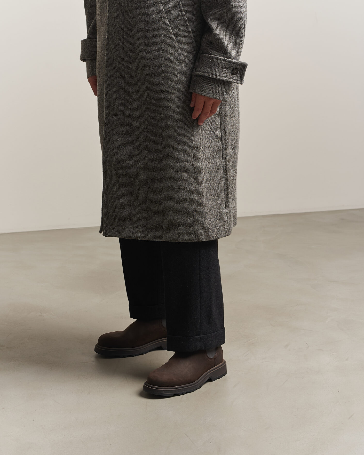 Homme | Bottes | Gant | Blisdor Nubuck Chelsea Boot Dark Brown