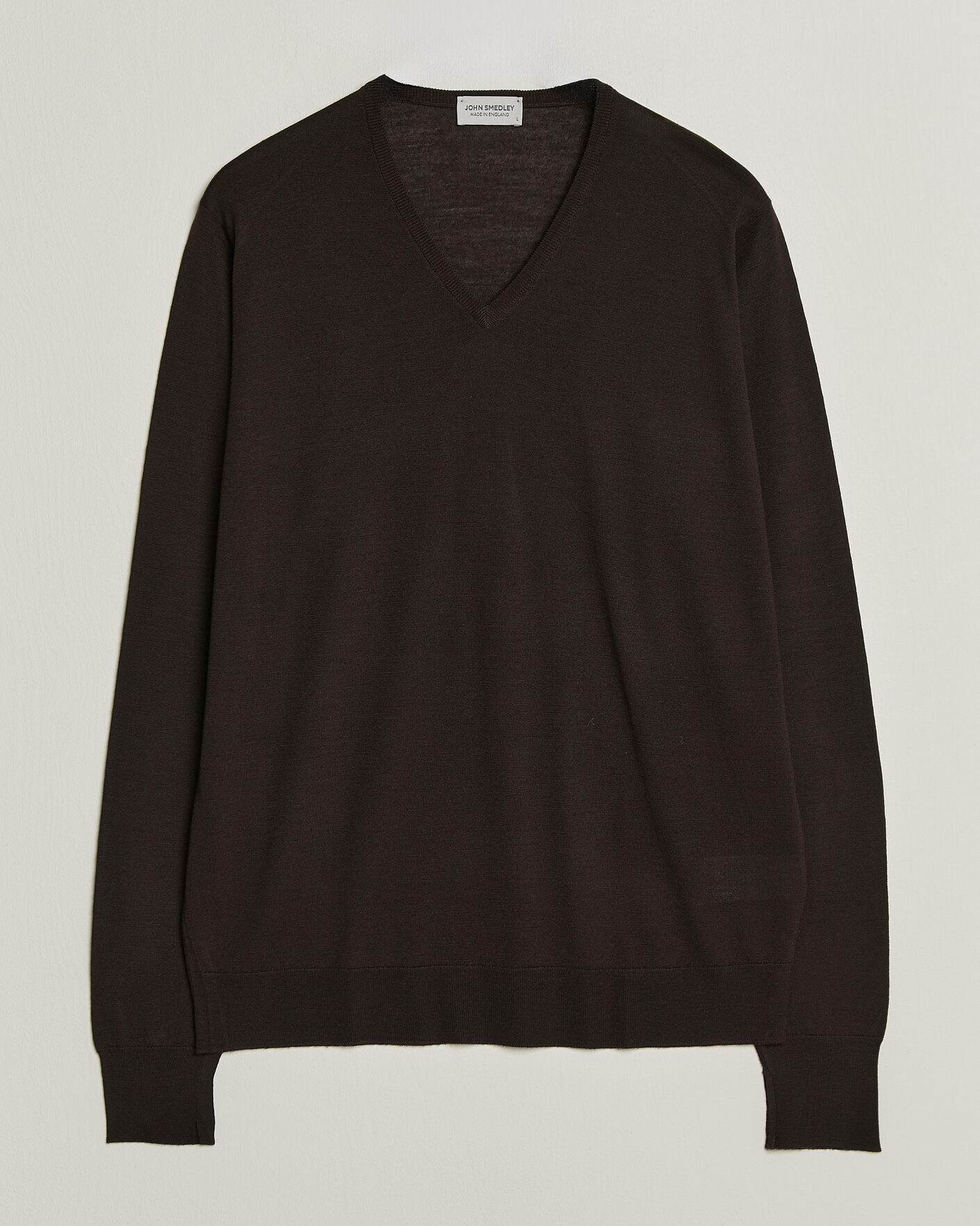 Homme | Pulls Et Tricots | John Smedley | Bobby Extra Fine Merino V-Neck Pullover Faulkner Brown