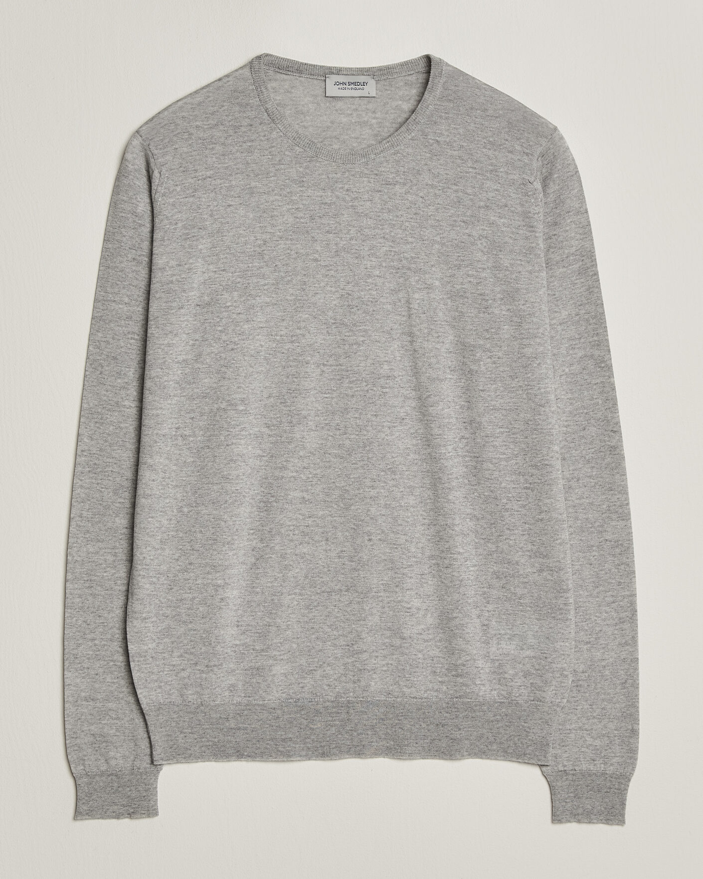 Homme | Pulls Et Tricots | John Smedley | Lundy Extra Fine Merino Crew Neck Nimbus Grey