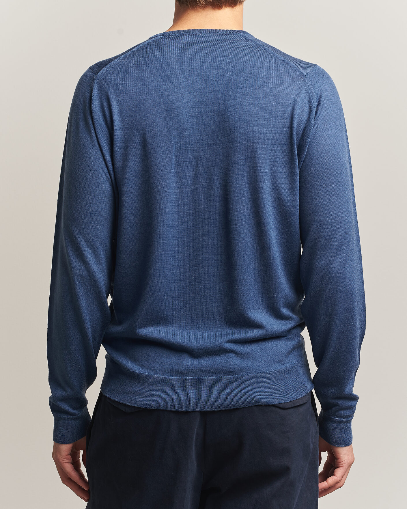 Homme | Pulls Et Tricots | John Smedley | Lundy Extra Fine Merino Crew Neck Teal Firth