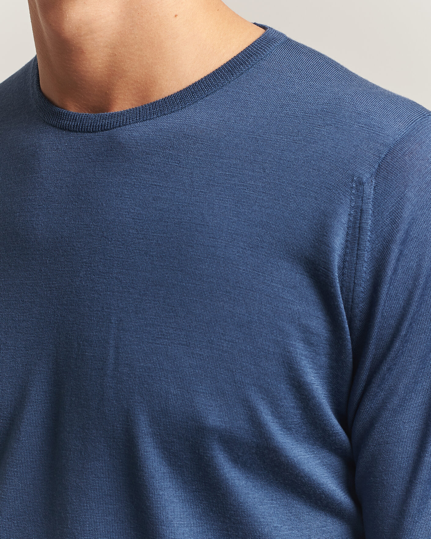 Homme | Pulls Et Tricots | John Smedley | Lundy Extra Fine Merino Crew Neck Teal Firth