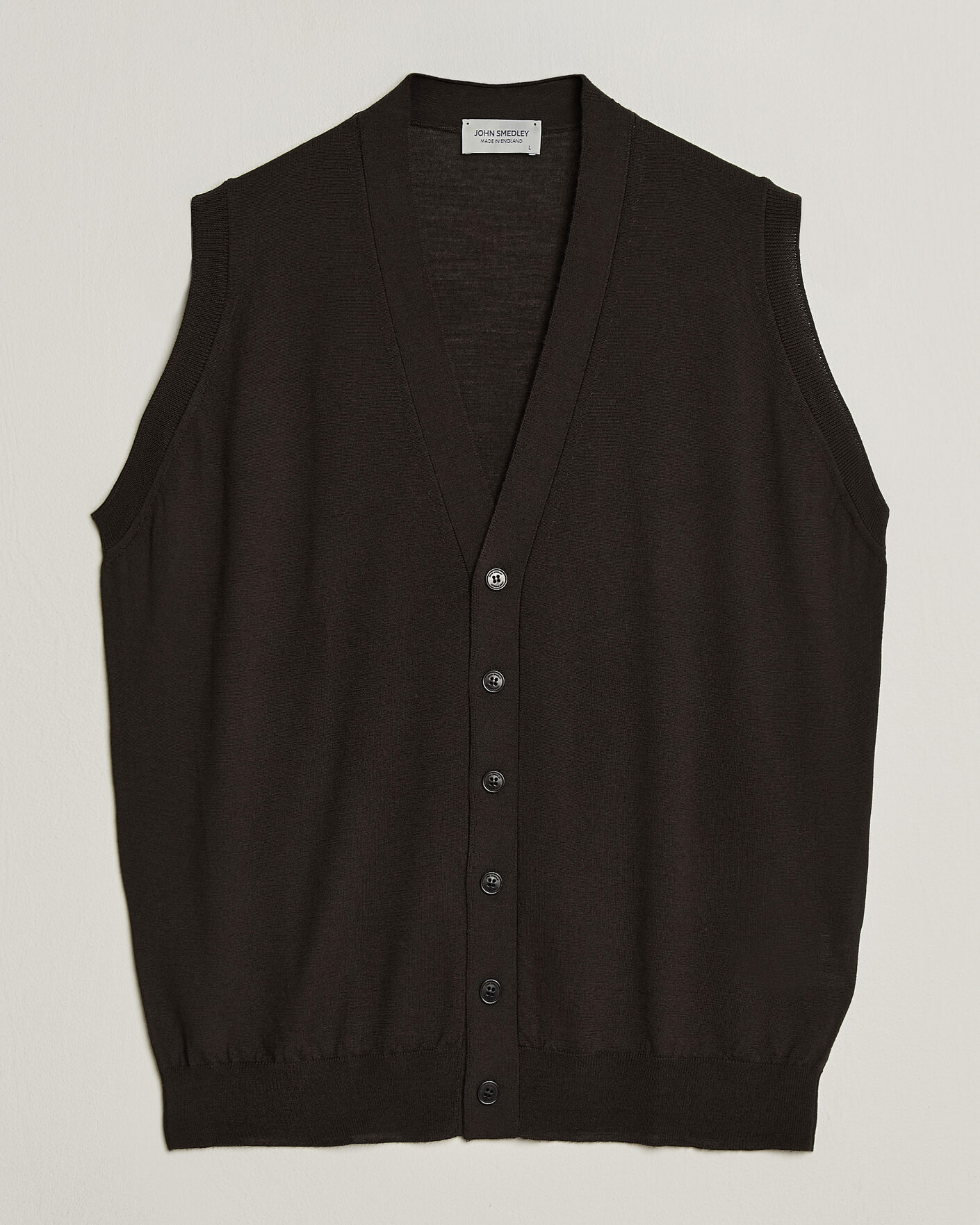 Homme | Pulls Et Tricots | John Smedley | Bolton Extra Fine Merino Waistcoat Faulkner Brown