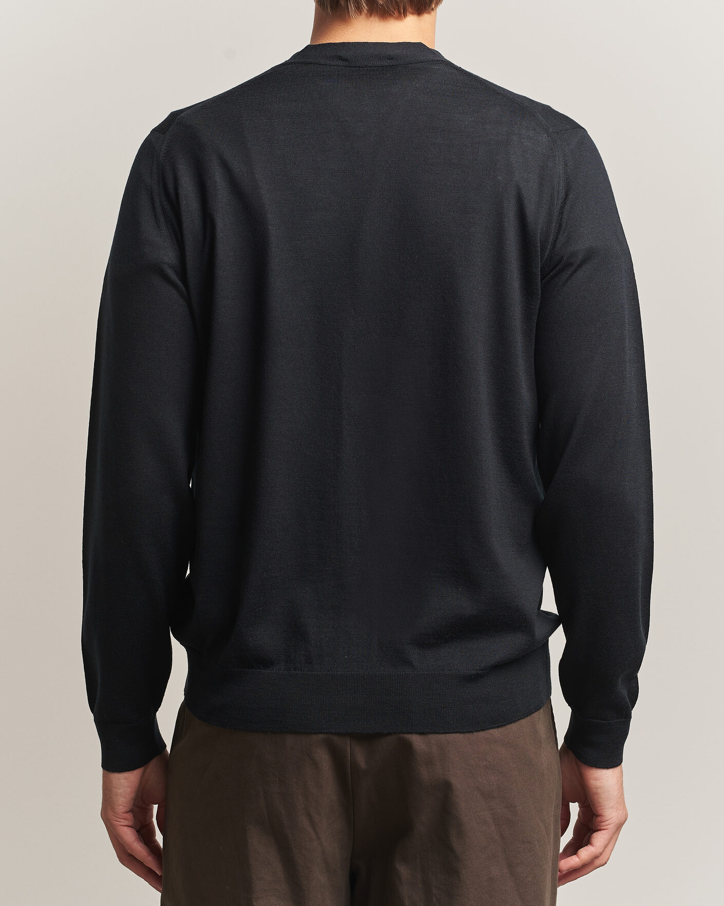 Homme | Pulls Et Tricots | John Smedley | Bradrick Extra Fine Merino Cardigan Black