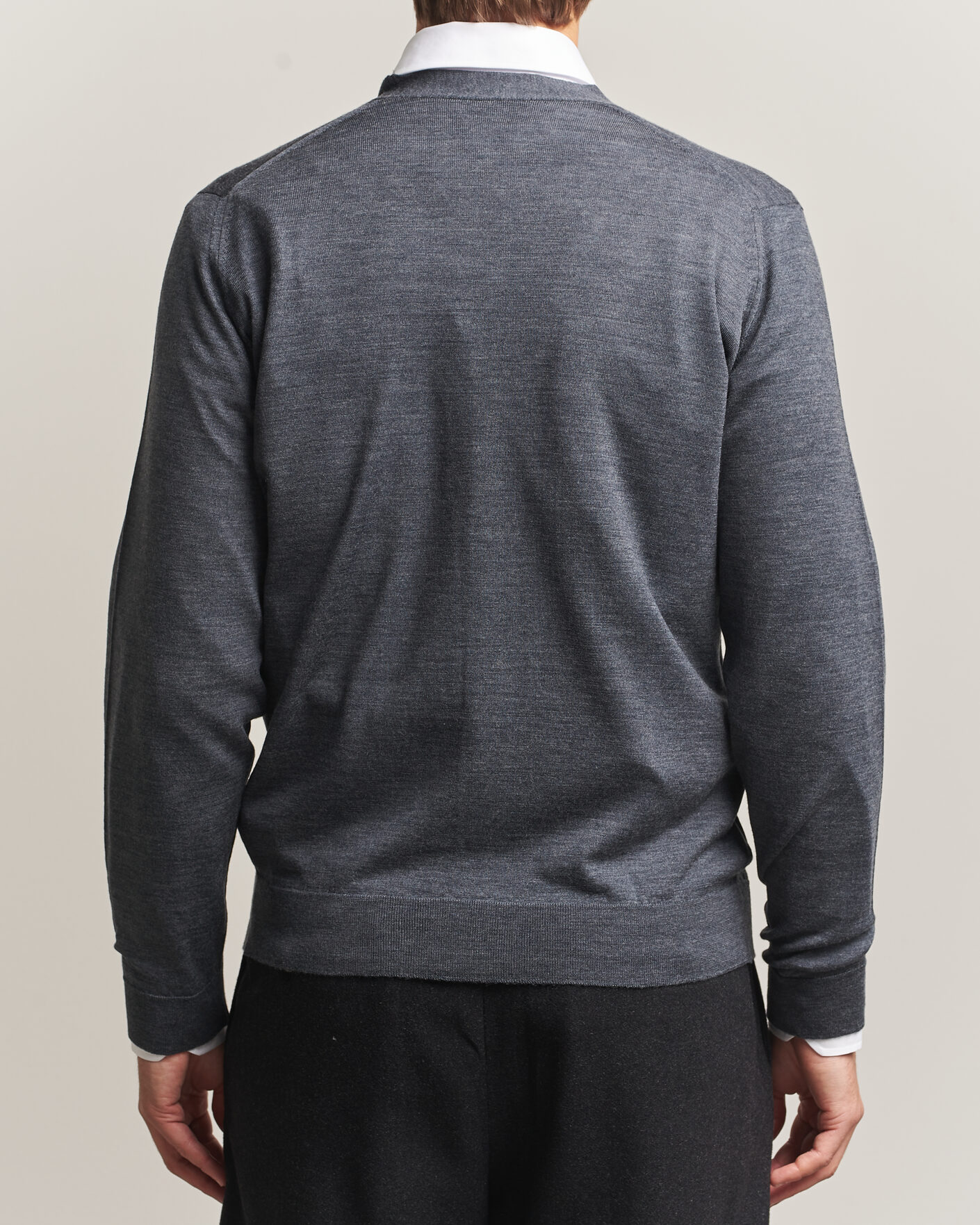 Homme | Pulls Et Tricots | John Smedley | Bradrick Extra Fine Merino Cardigan Charcoal