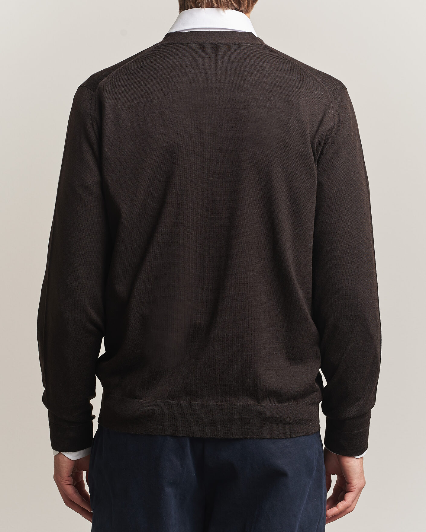 Homme | Pulls Et Tricots | John Smedley | Bradrick Extra Fine Merino Cardigan Faulkner Brown