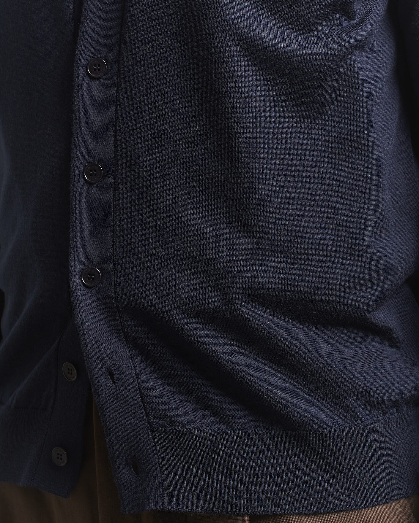 Homme | Pulls Et Tricots | John Smedley | Bradrick Extra Fine Merino Cardigan Midnight