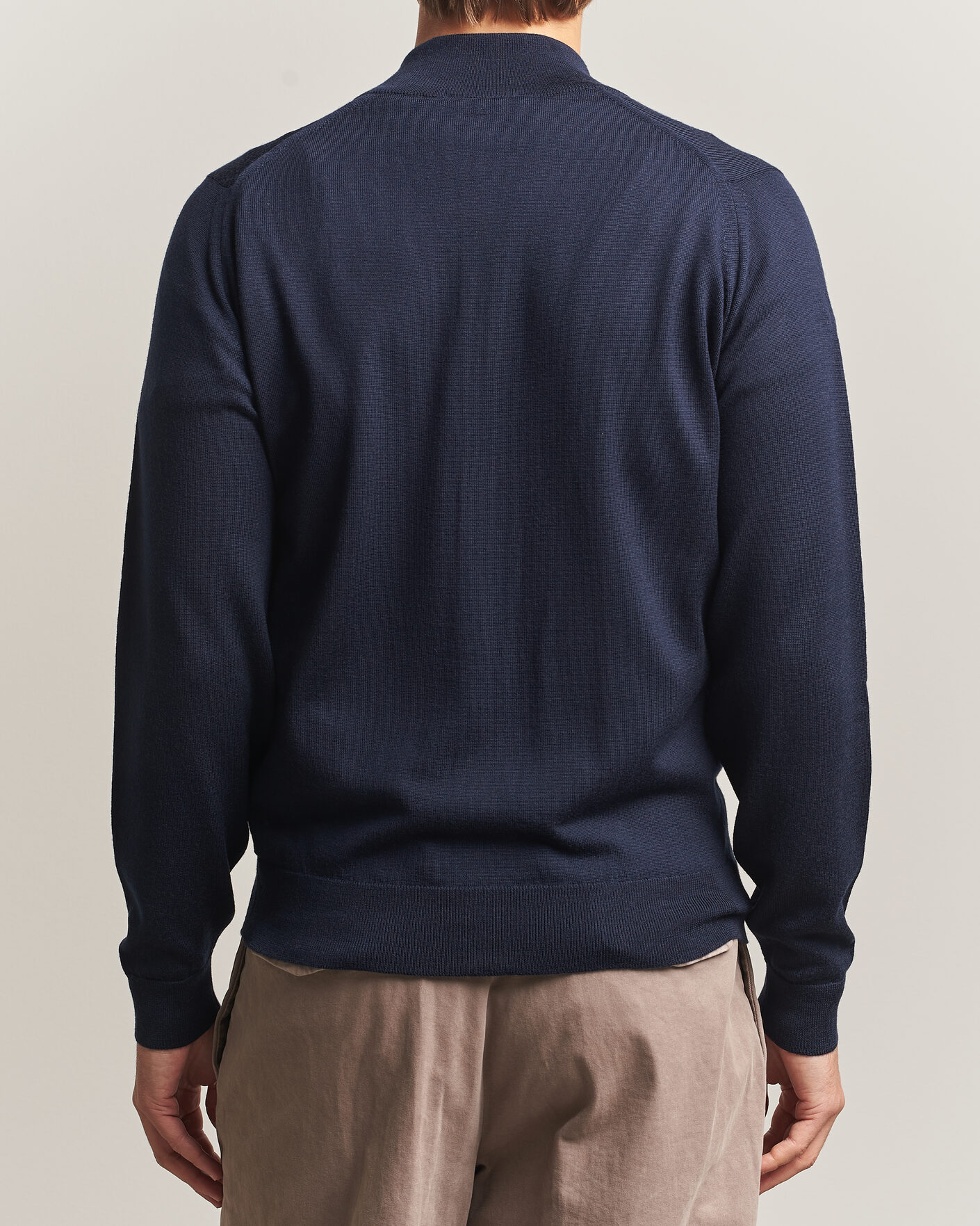 Homme | Pulls Et Tricots | John Smedley | Claygate Extra Fine Merino Full Zip Midnight