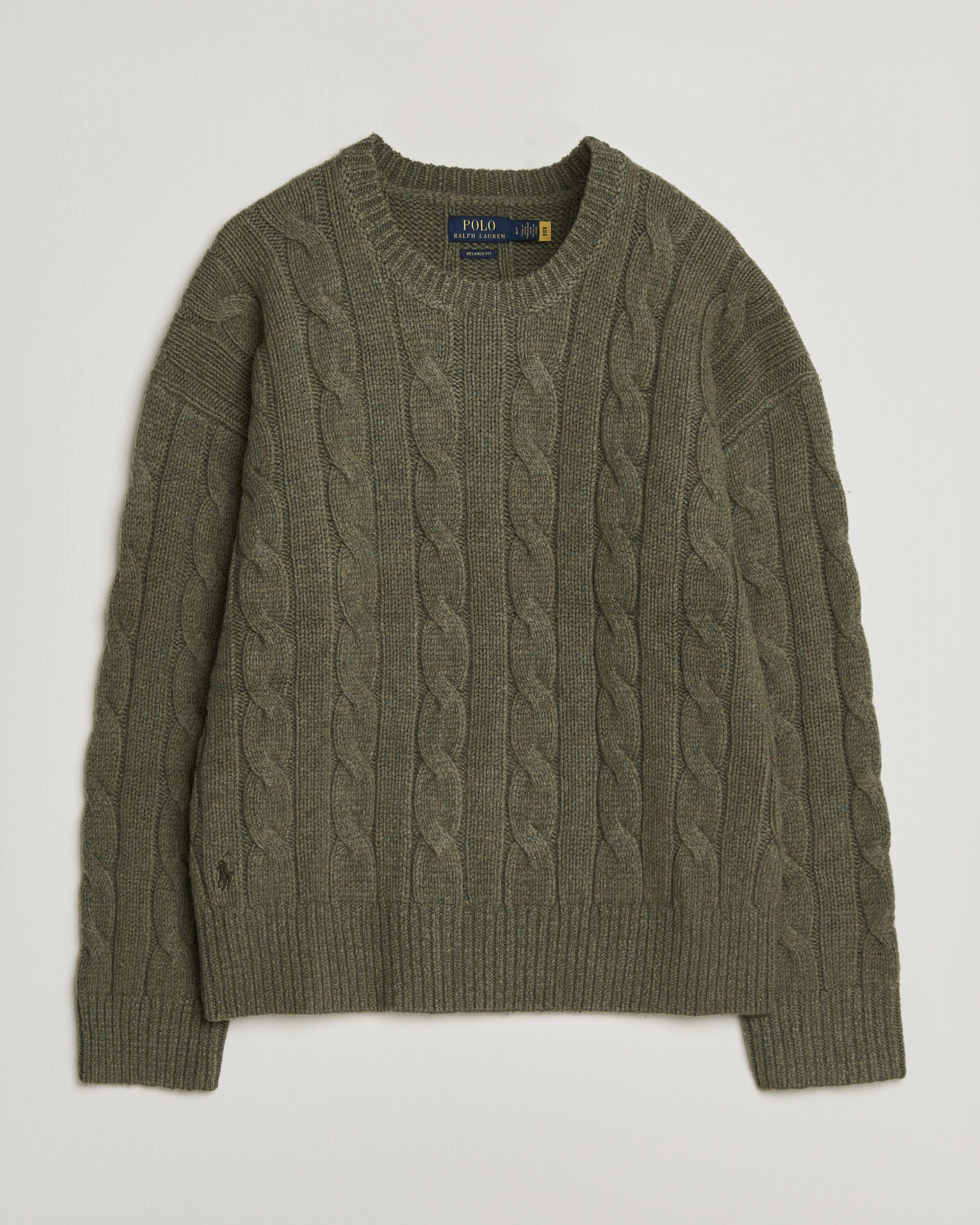 Homme | Pulls Et Tricots | Polo Ralph Lauren | Exploded Cabel Sweater Treron Olive