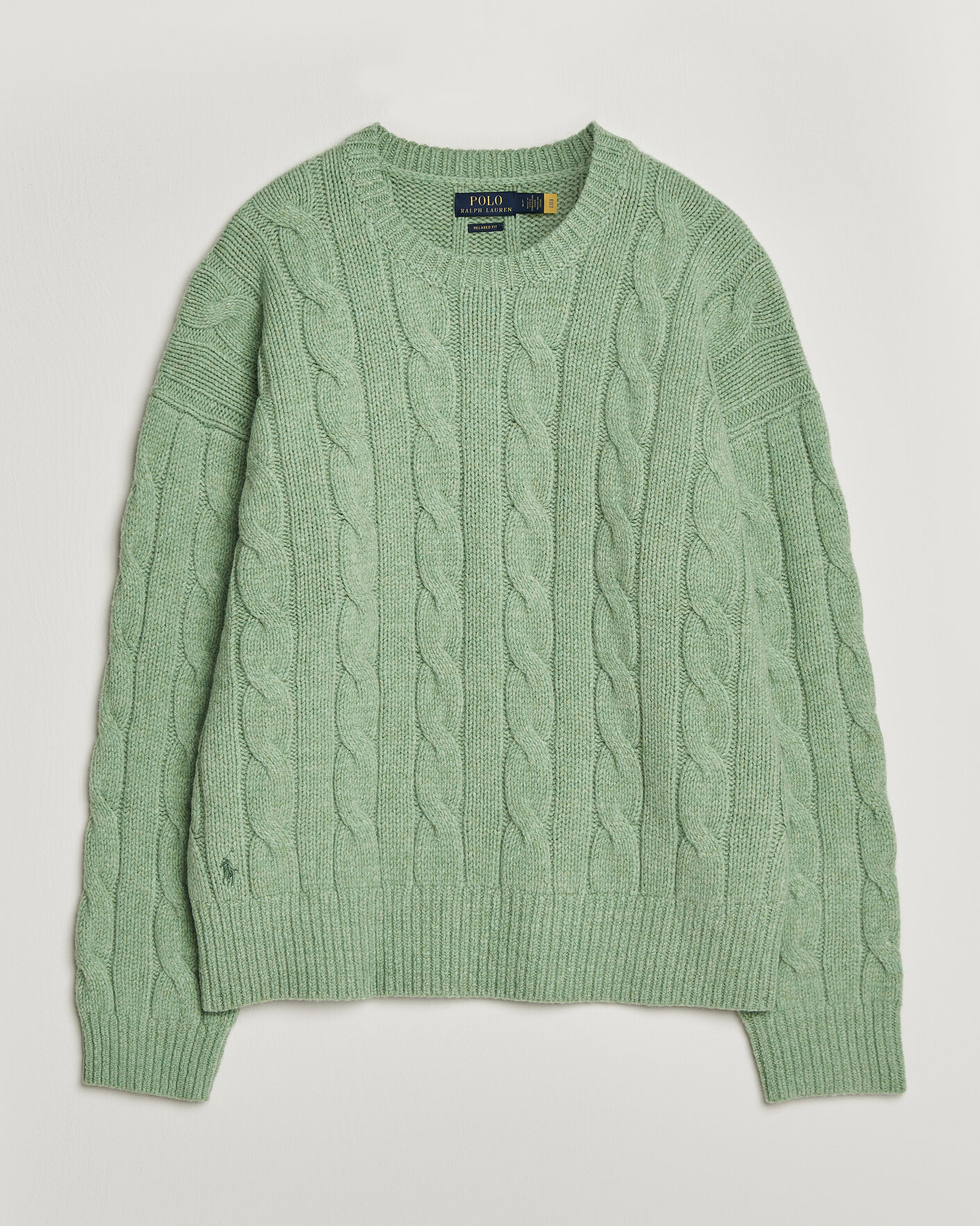 Homme | Pulls Et Tricots | Polo Ralph Lauren | Exploded Cabel Sweater Sprouting Green