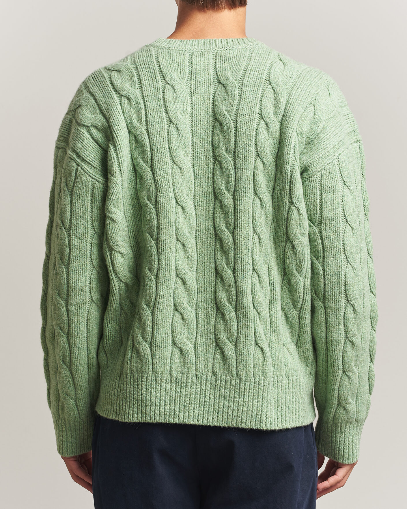 Homme | Pulls Et Tricots | Polo Ralph Lauren | Exploded Cabel Sweater Sprouting Green