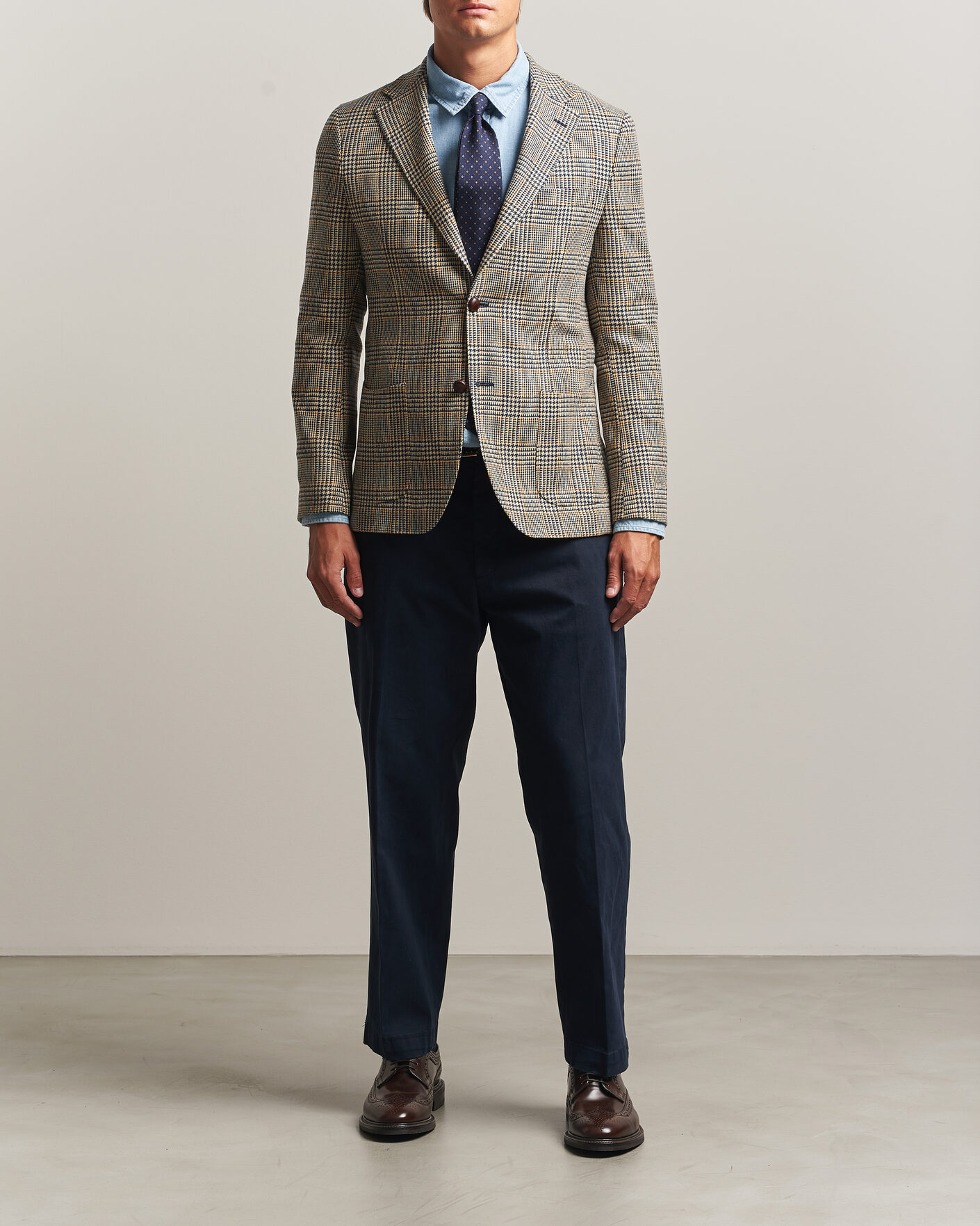 Homme | Blazers | Morris | Merino Cashmere Blazer Blue