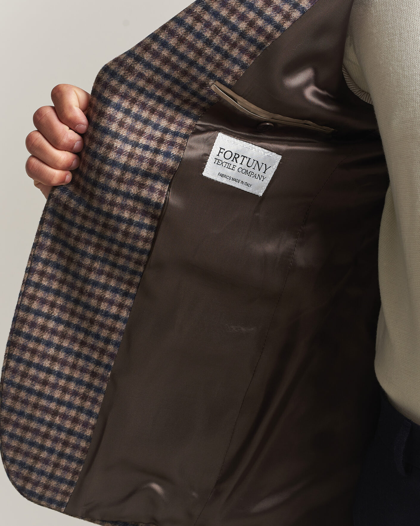 Homme | Blazers | Morris | Soft Check Blazer Brown