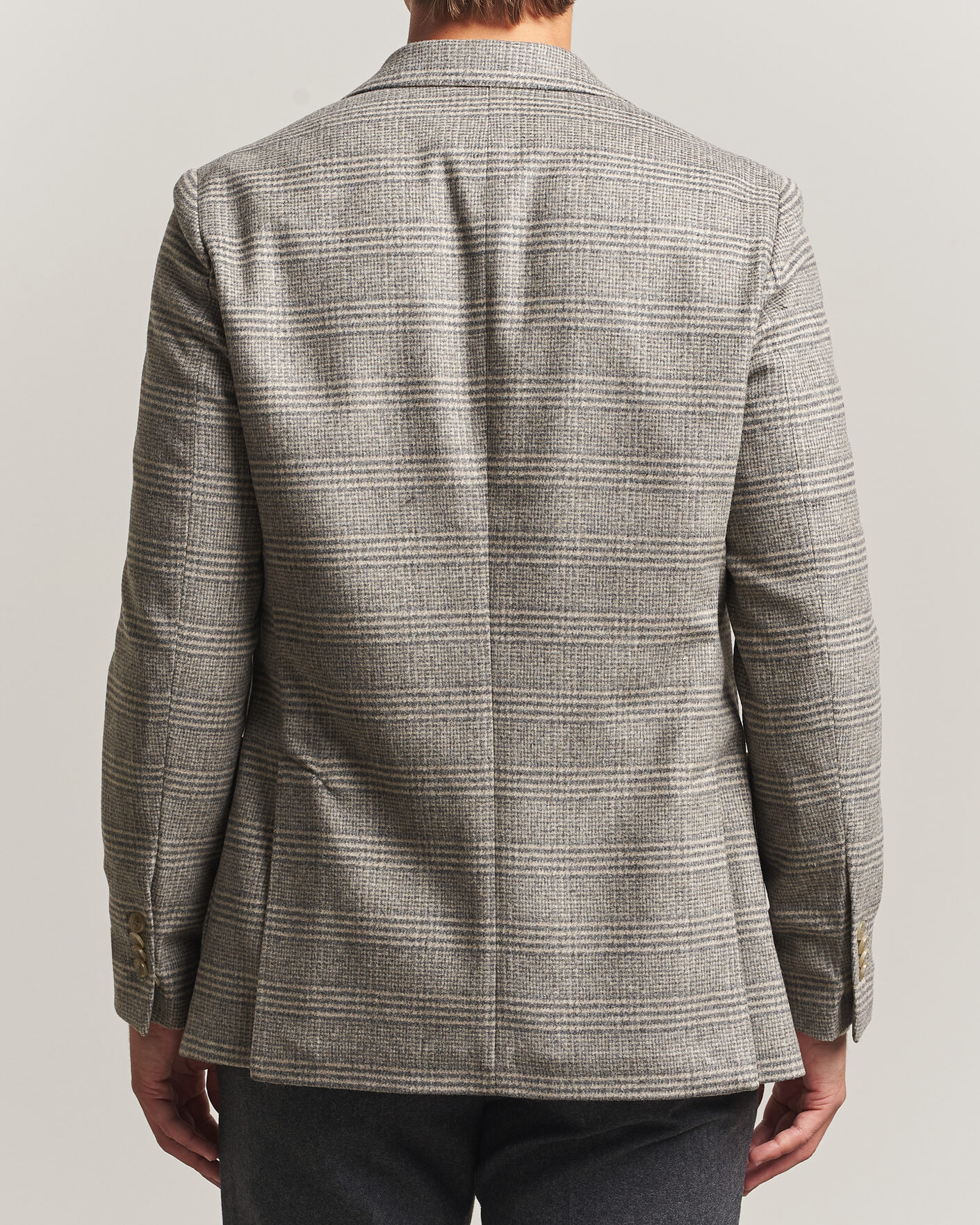 Homme | Blazers | Morris | Soft Glencheck Blazer Brown