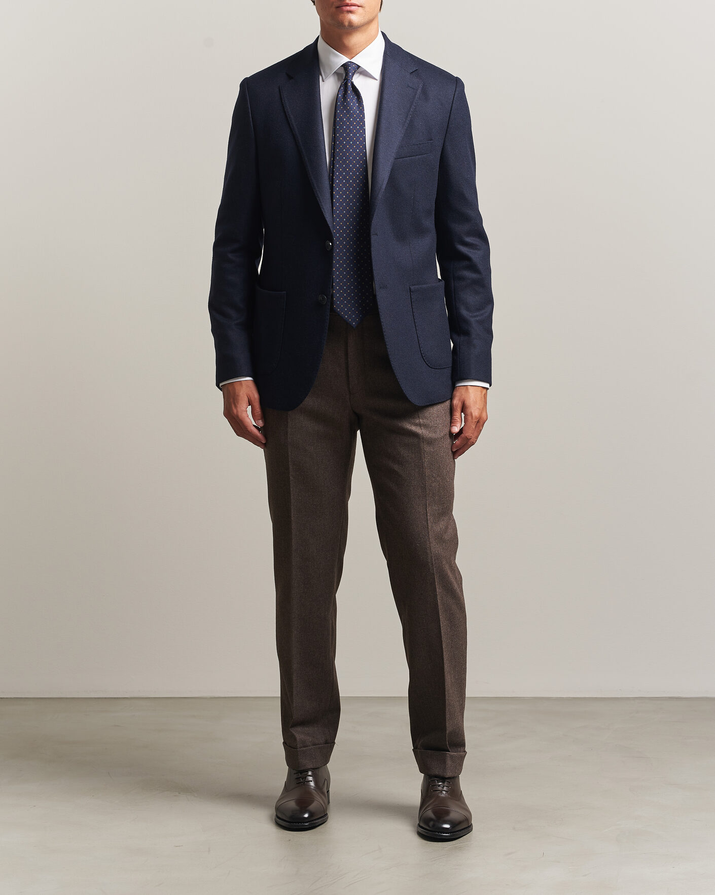 Homme | Blazers | Morris | Wool Jersey Blazer Navy