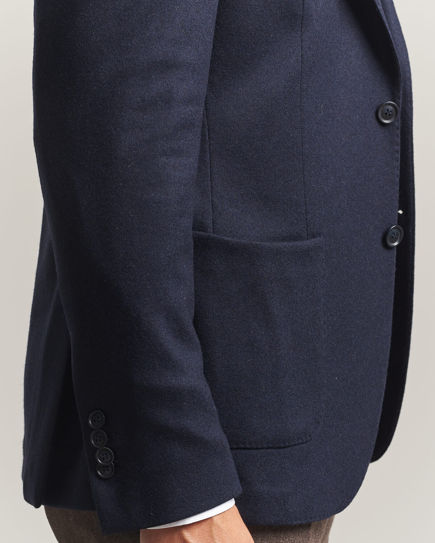 Homme | Blazers | Morris | Wool Jersey Blazer Navy