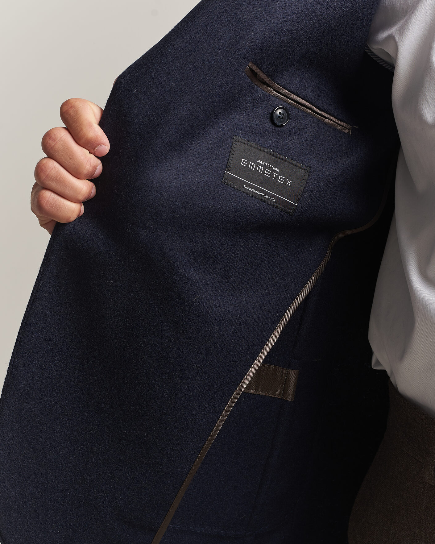 Homme | Blazers | Morris | Wool Jersey Blazer Navy