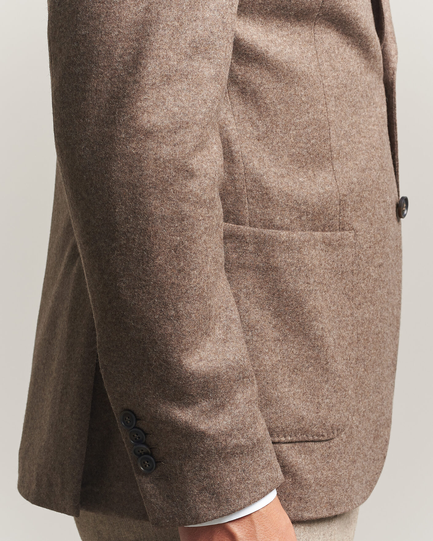 Homme | Blazers | Morris | Wool Jersey Blazer Brown