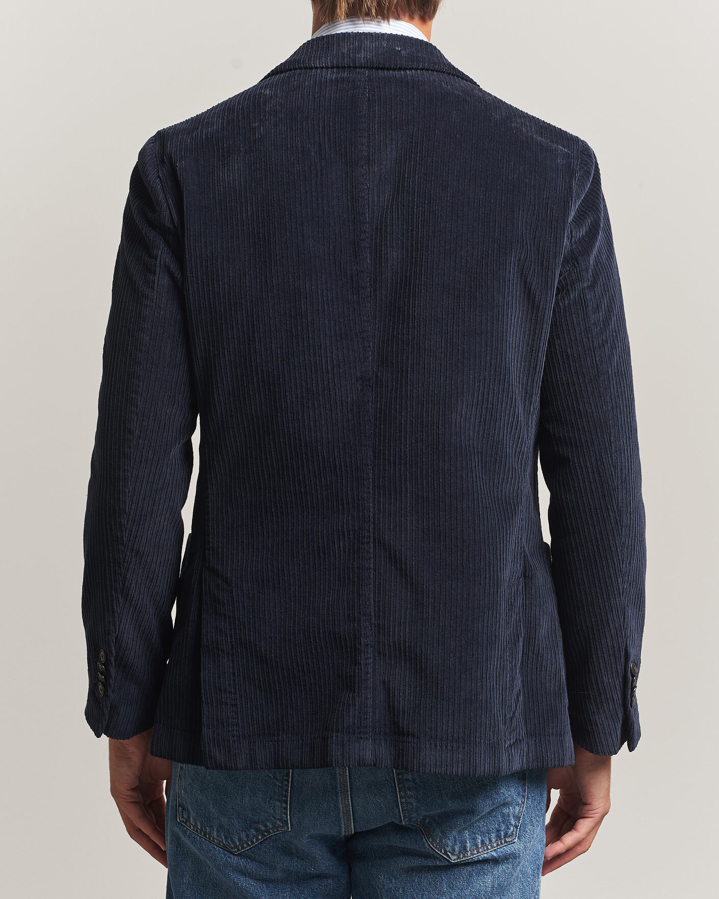 Homme | Blazers | Morris | Washed Cord Blazer Navy