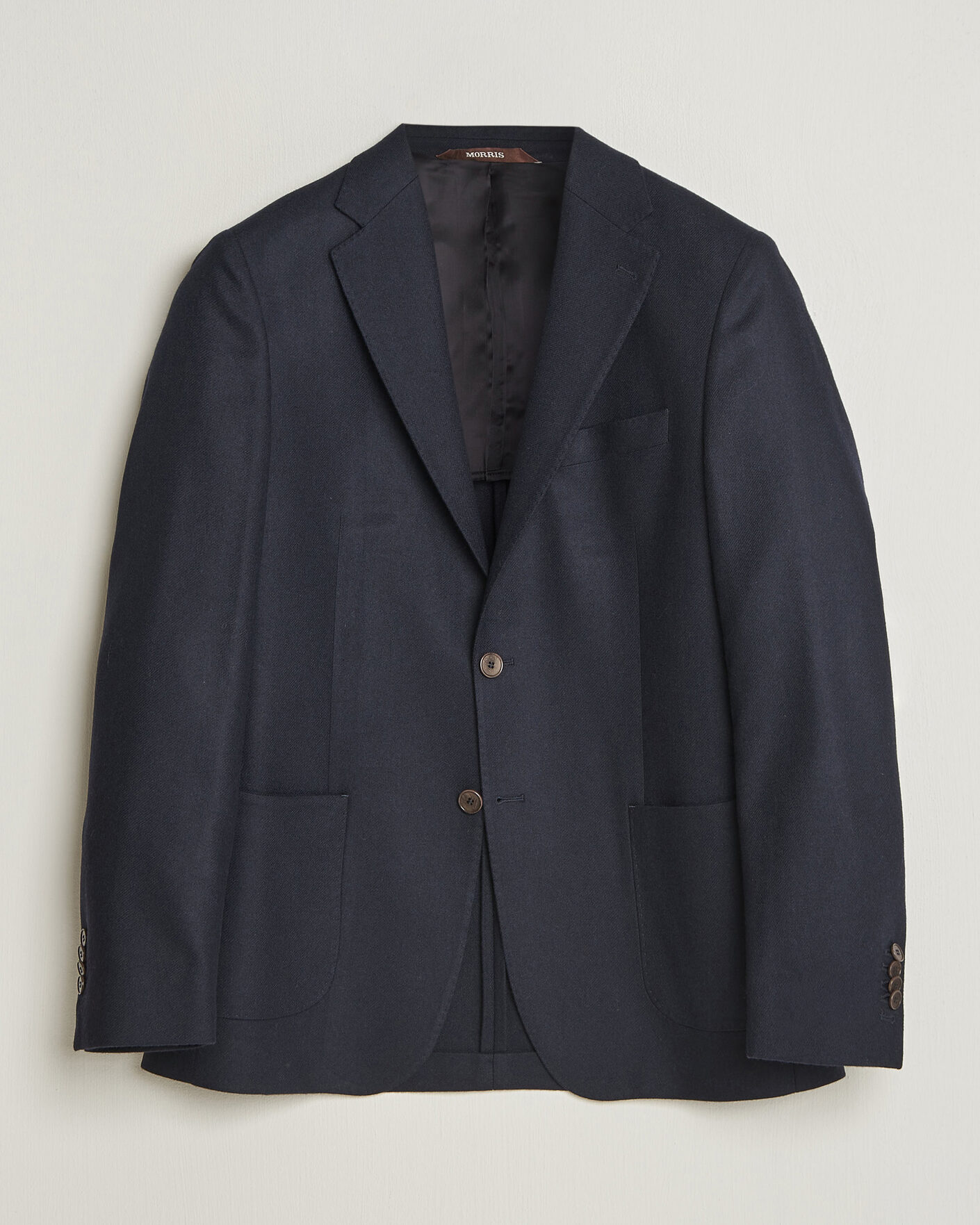 Homme | Blazers | Morris | Flannel Suit Blazer Navy