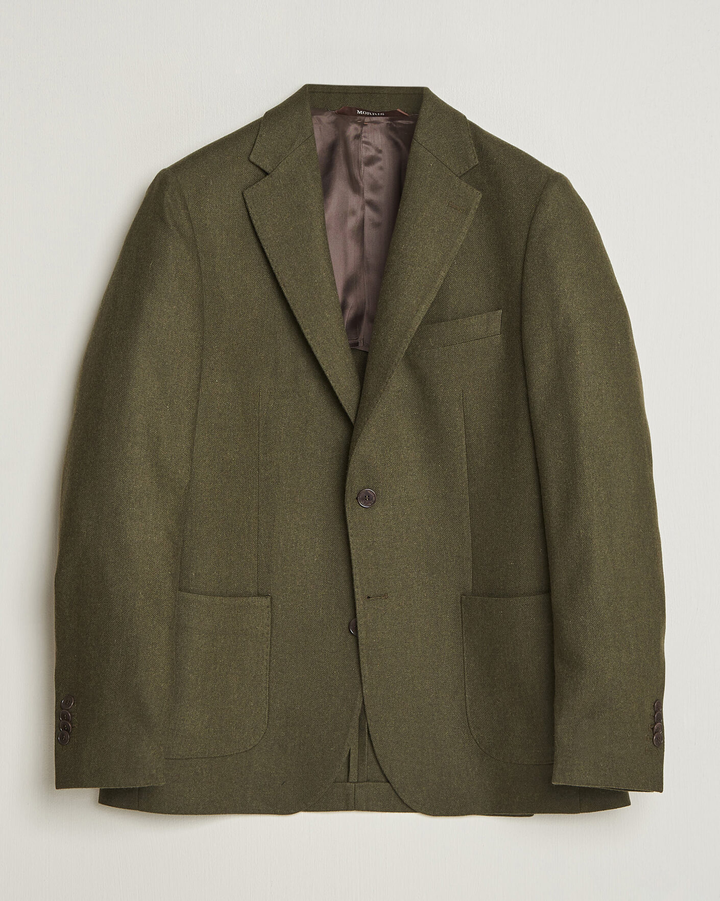 Homme | Blazers | Morris | Flannel Suit Blazer Green