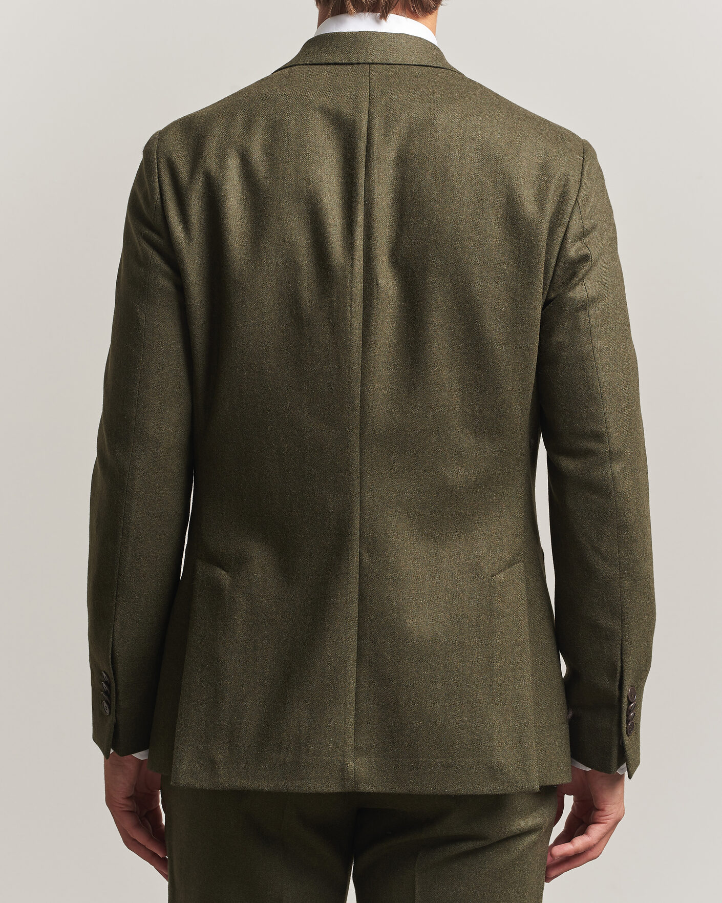 Homme | Blazers | Morris | Flannel Suit Blazer Green