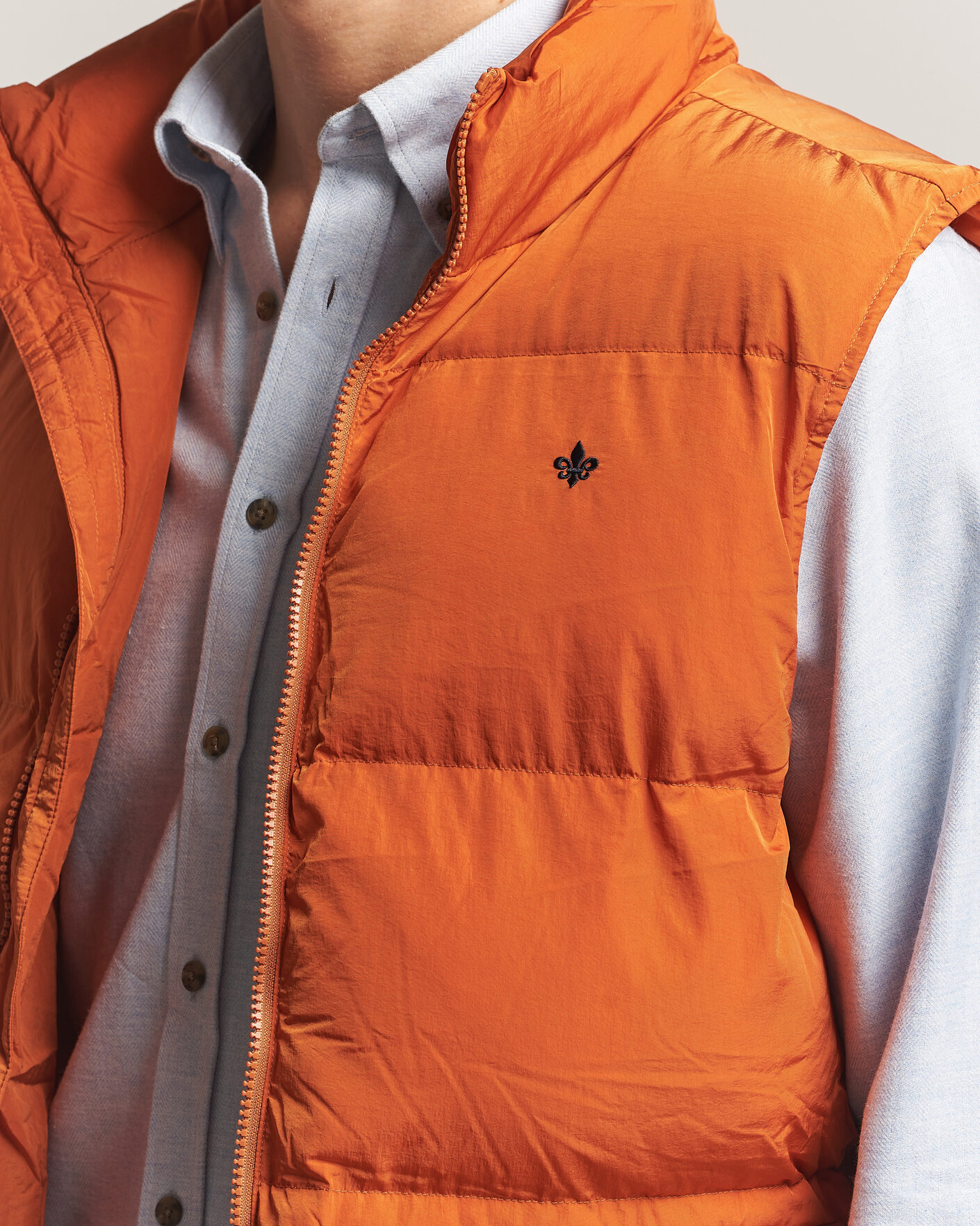 Homme | Gilets | Morris | Lennox Puffer Vest Orange