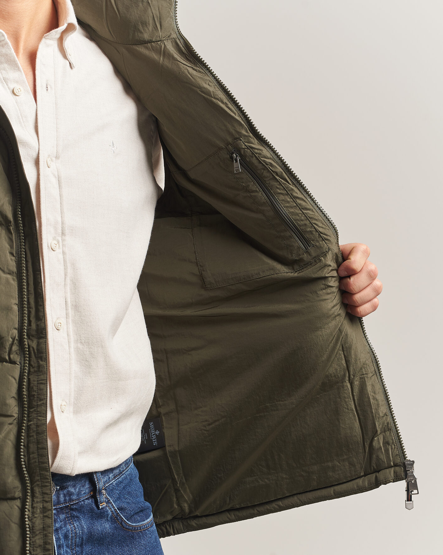 Homme | Gilets | Morris | Lennox Puffer Vest Olive