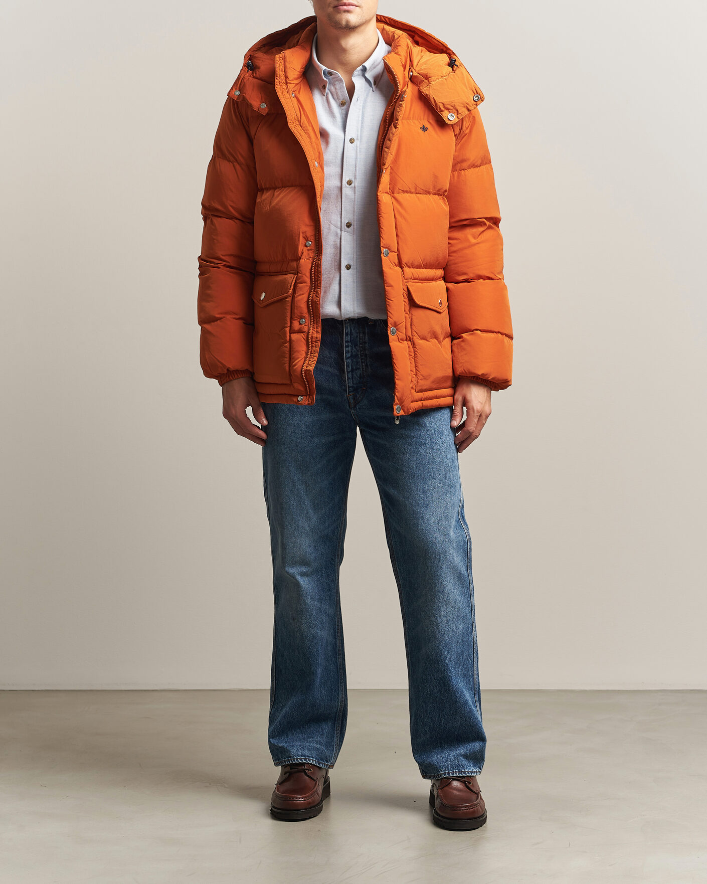 Homme | Manteaux Et Vestes | Morris | Lennox Puffer Jacket Orange