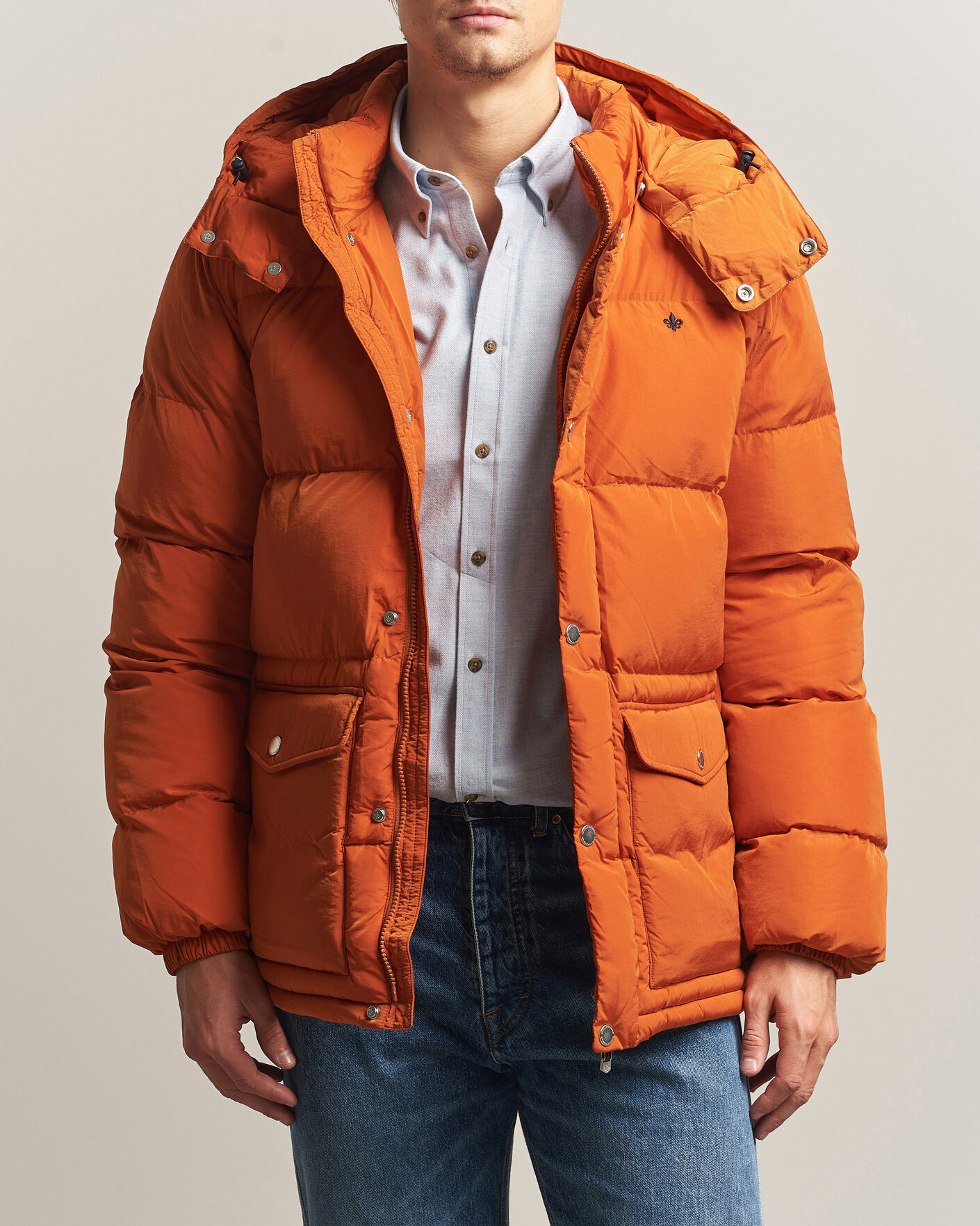 Homme | Manteaux Et Vestes | Morris | Lennox Puffer Jacket Orange