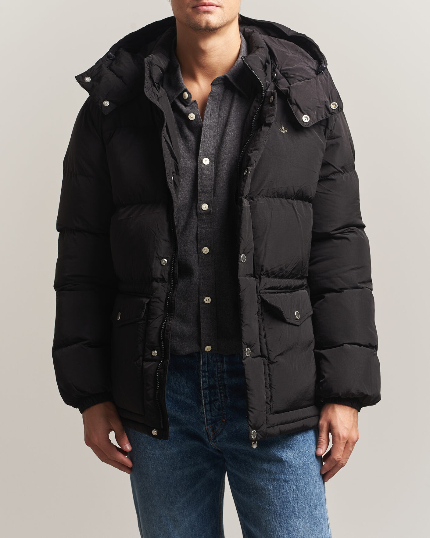 Homme | Manteaux Et Vestes | Morris | Lennox Puffer Jacket Black