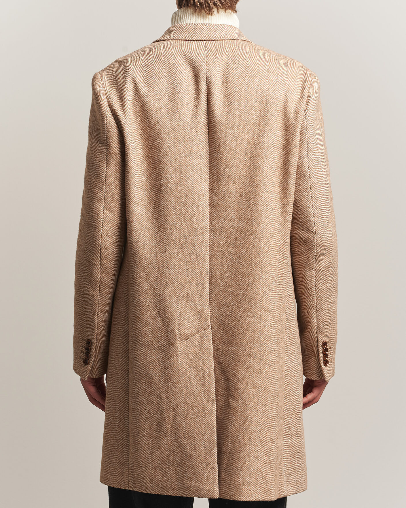Homme | Manteaux Et Vestes | Morris | Herringbone DB Coat Camel
