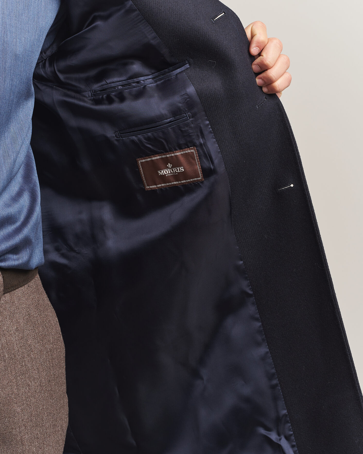 Homme | Manteaux Et Vestes | Morris | Ben Wool Coat Navy