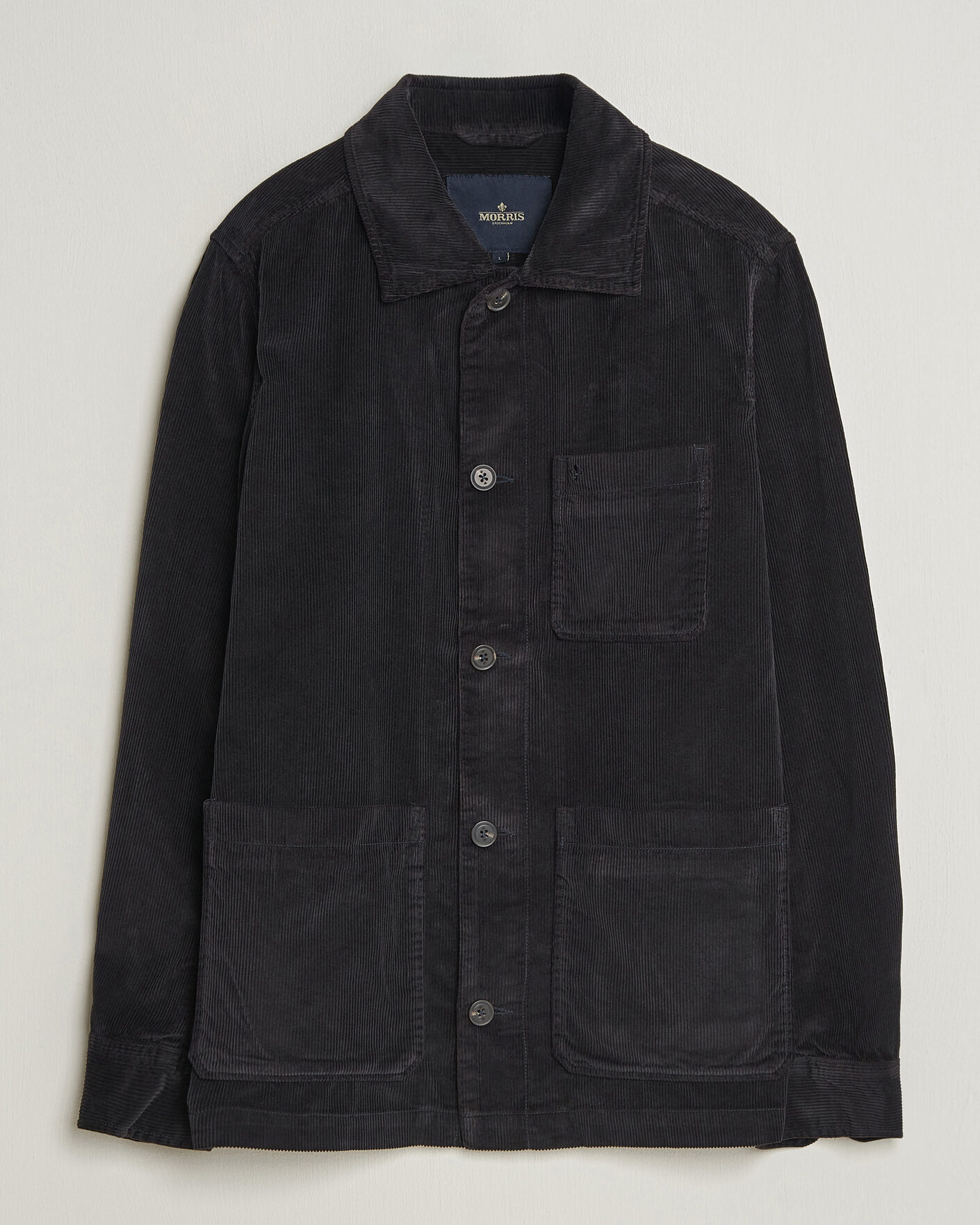 Homme | Chemises | Morris | Fenix Cord Shirt Jacket Blue