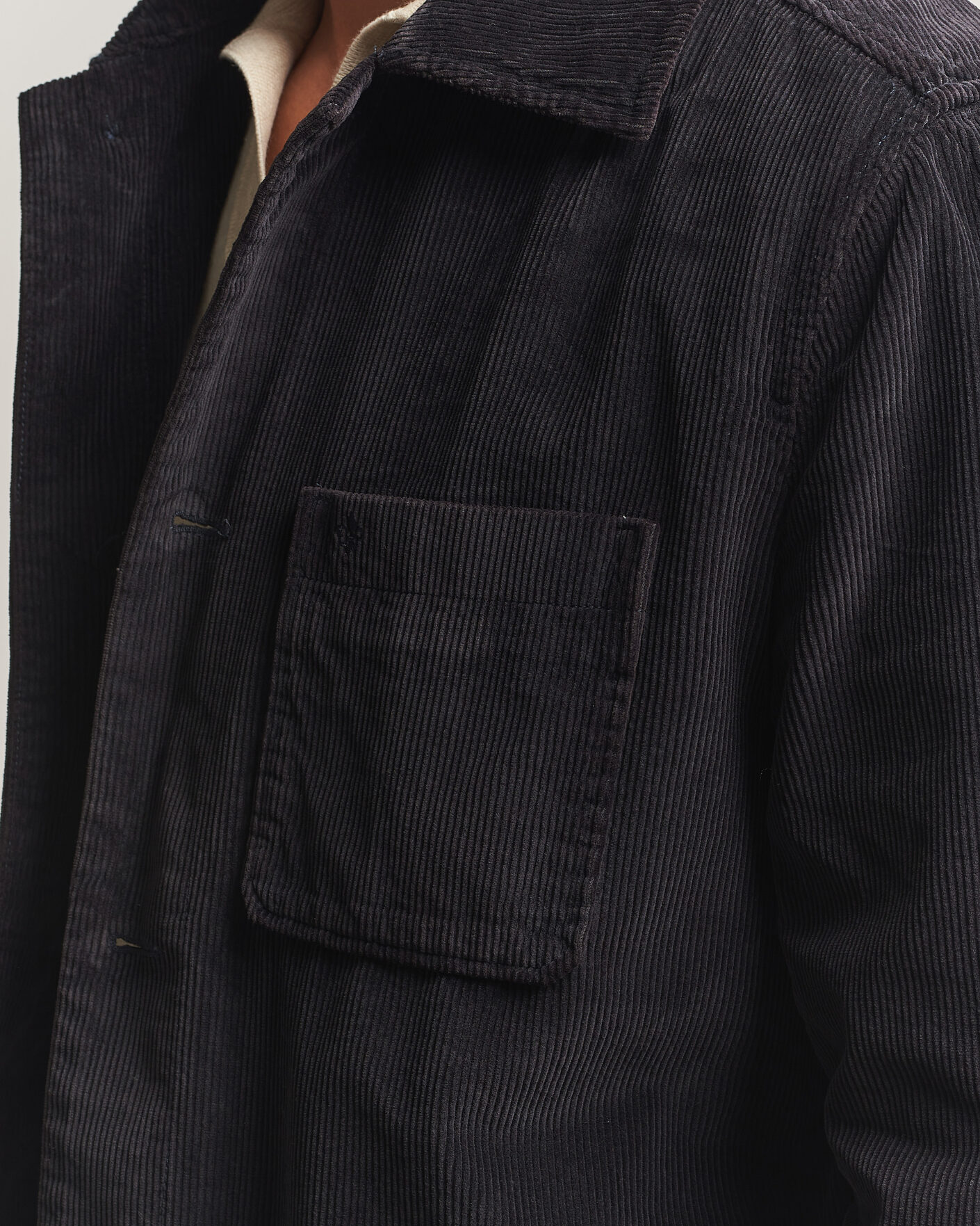 Homme | Chemises | Morris | Fenix Cord Shirt Jacket Blue