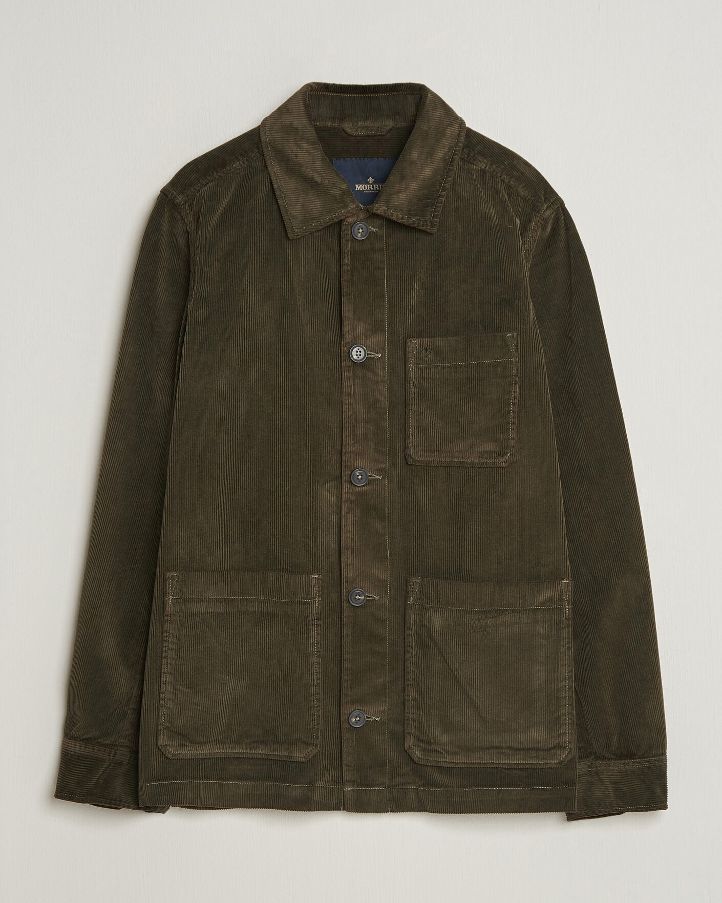 Homme | Chemises | Morris | Fenix Cord Shirt Jacket Olive